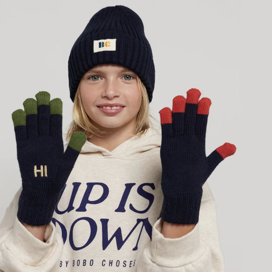 BC Colored Fingers knitted gloves