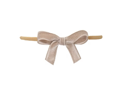 Olilia-Small Velvet Soft Headband-Oyster