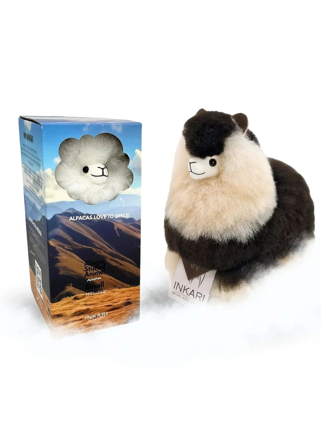 Inkari-Naturals Alpaca Toy Medium 32cm Darkroast Espresso
