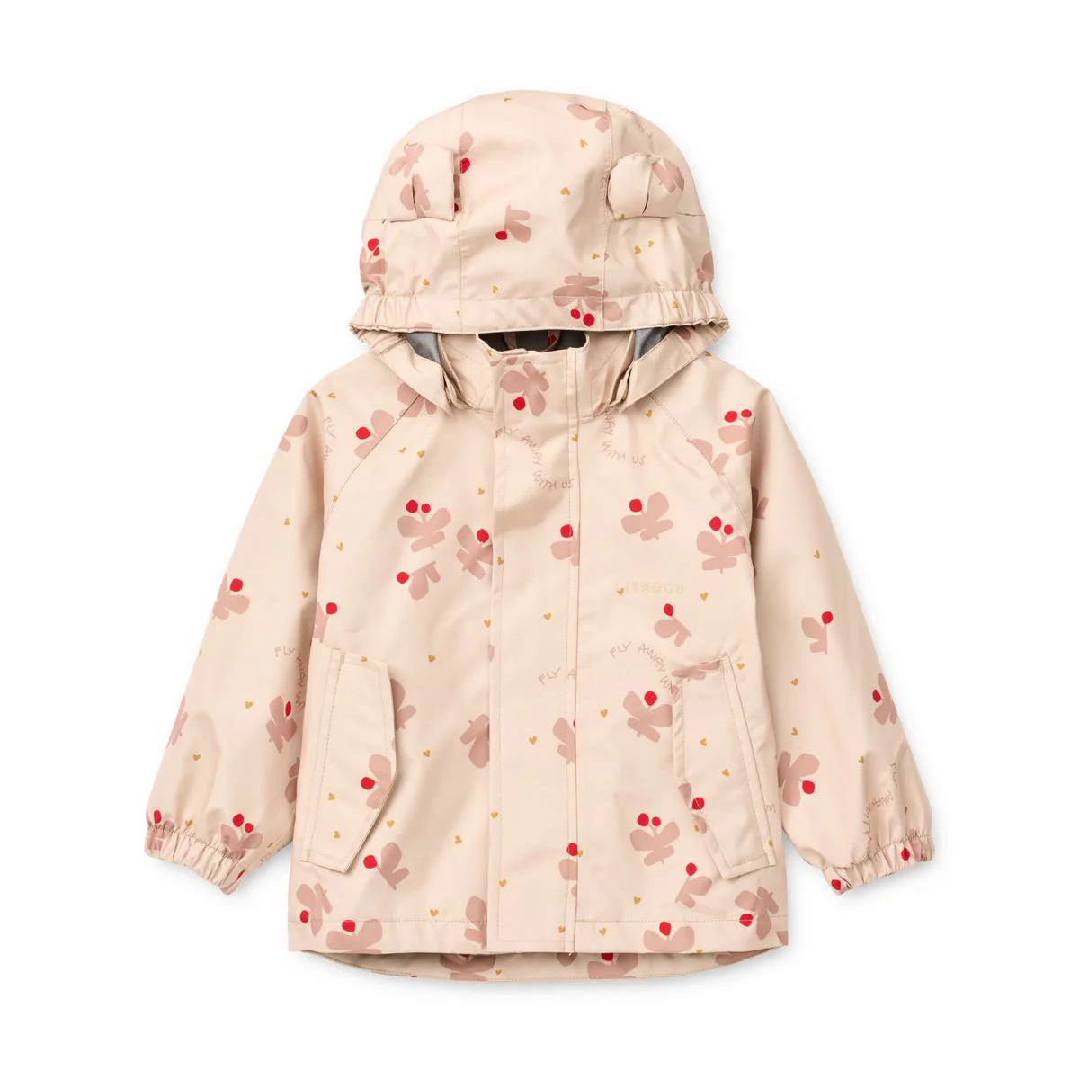Liewood-Manu Rainwear Set Butterfly / Apple blossom