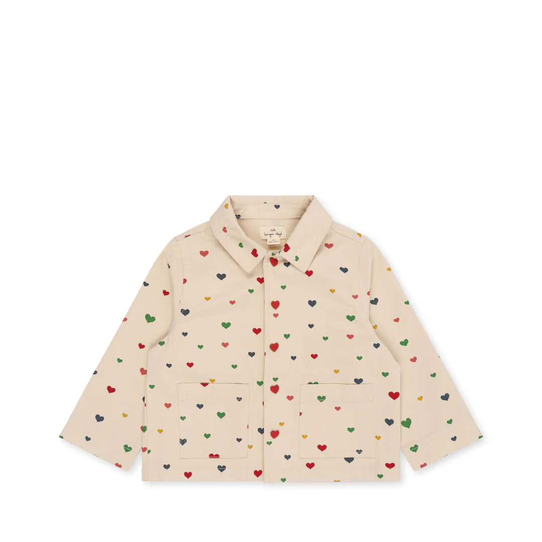 FEN SHIRT JACKET-MULTI HEART BLUSH