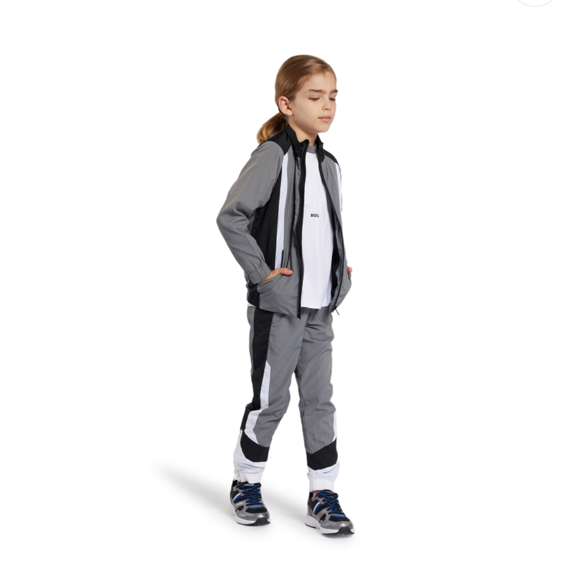 CARDIGAN SUIT-36 MEDIUM GREY