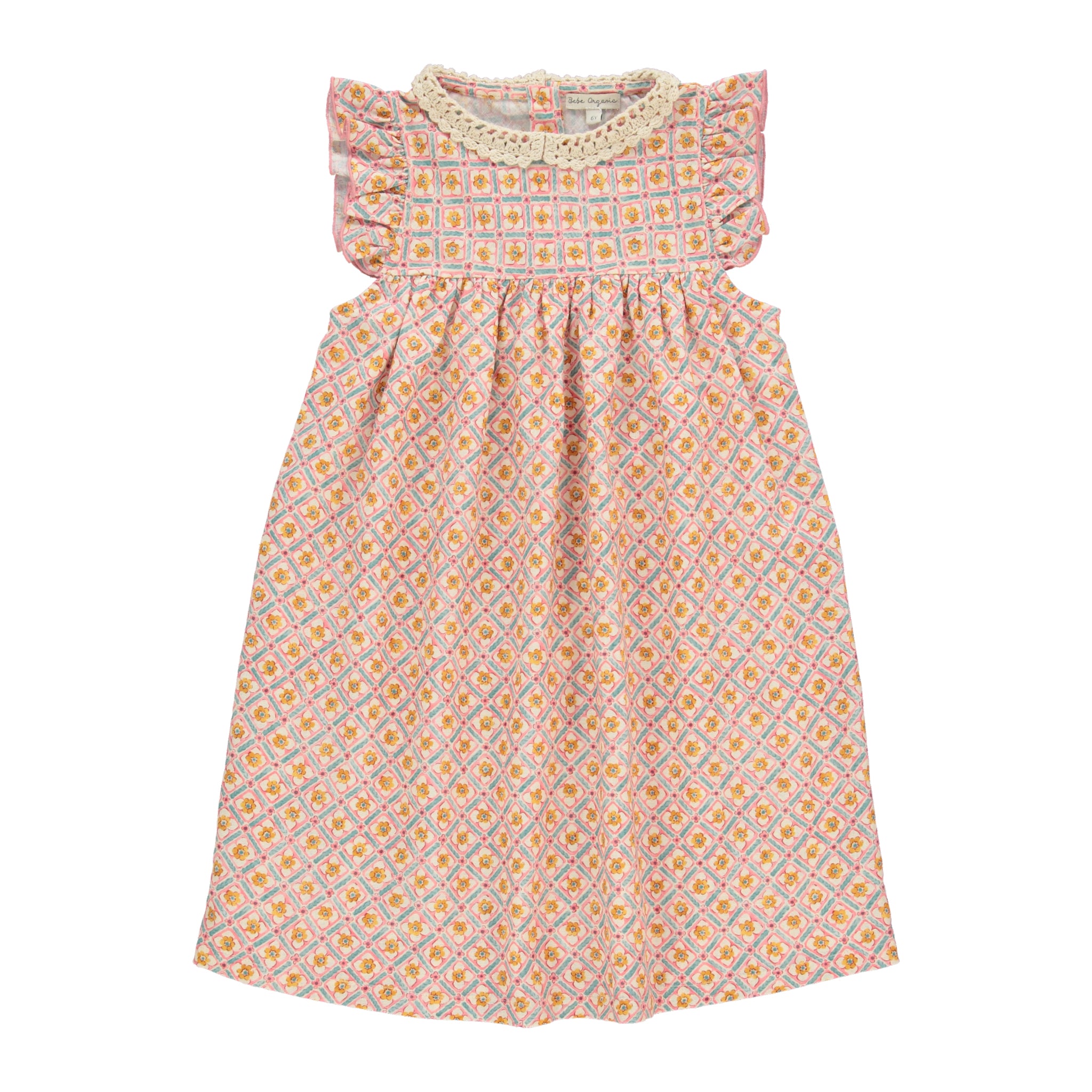 Bebe Organic-Eloise Dress Geometric Florals