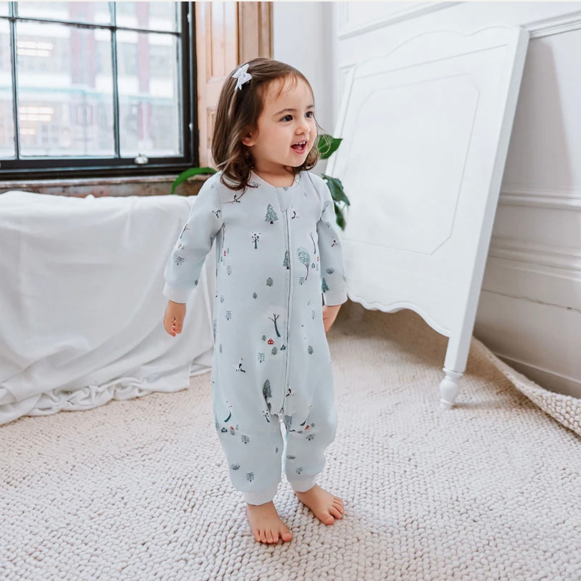 Nest Designs-Long Sleeve Romper Snowy Snuggles