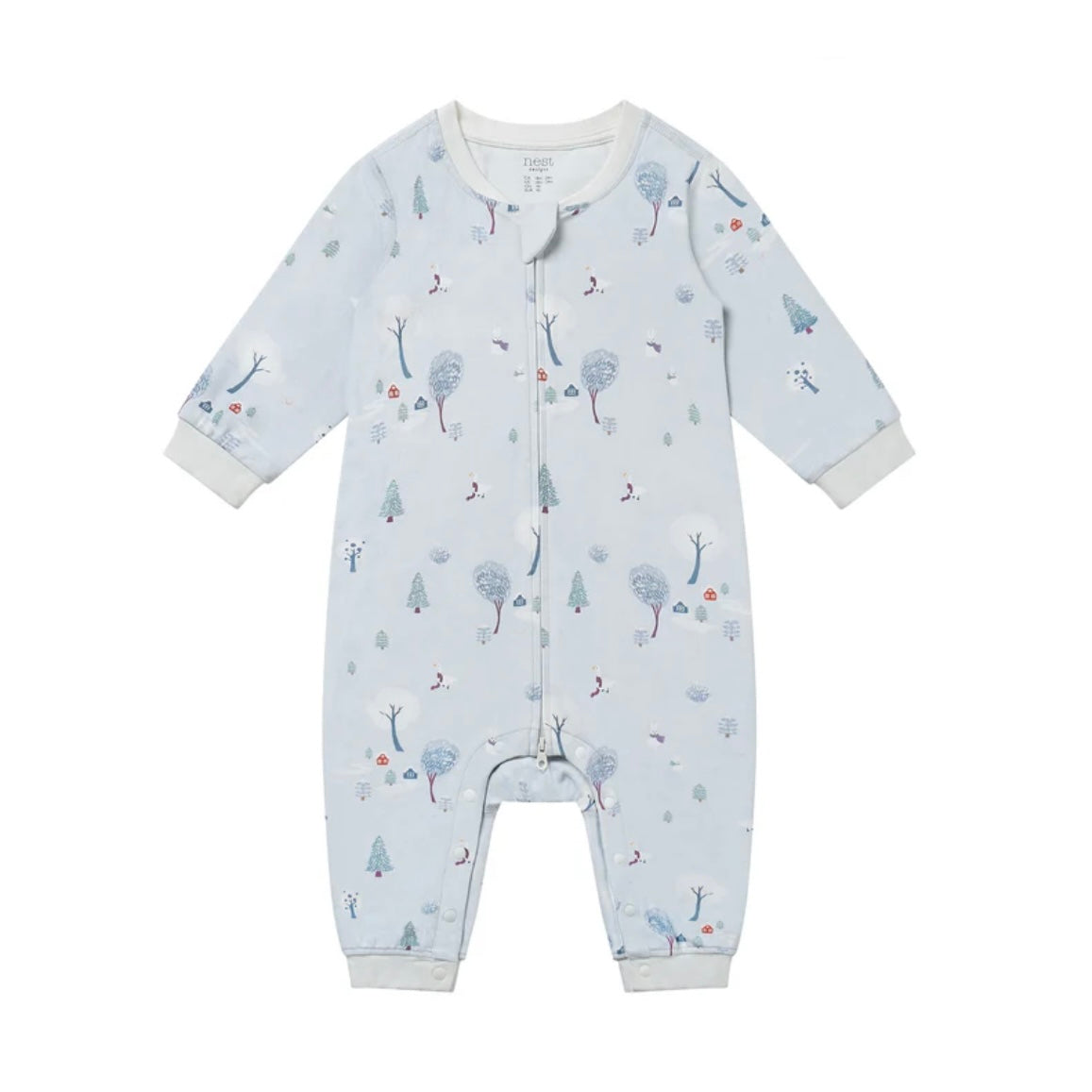 Nest Designs-Long Sleeve Romper Snowy Snuggles