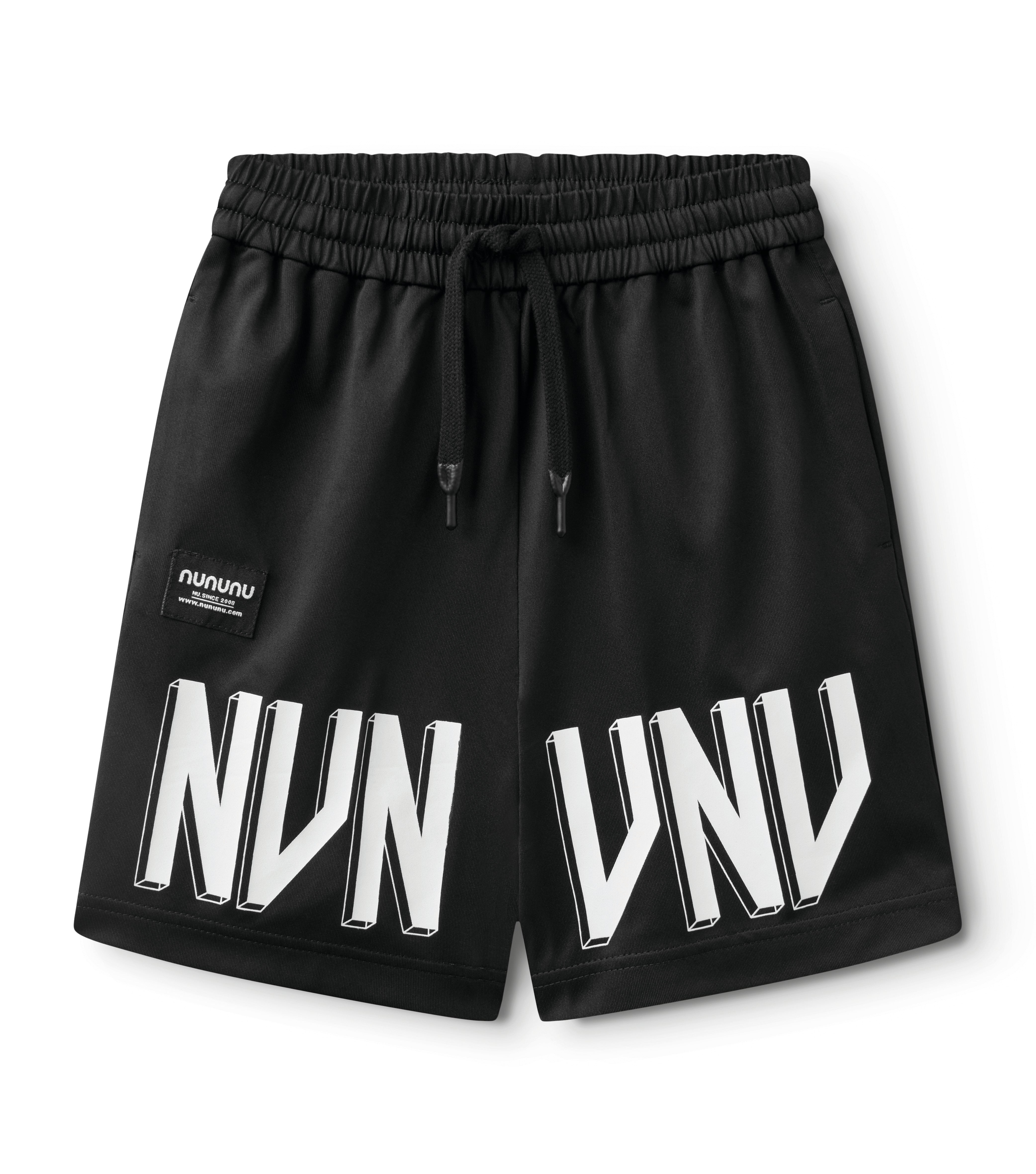 NUNUNU SPORTS SHORTS BLACK