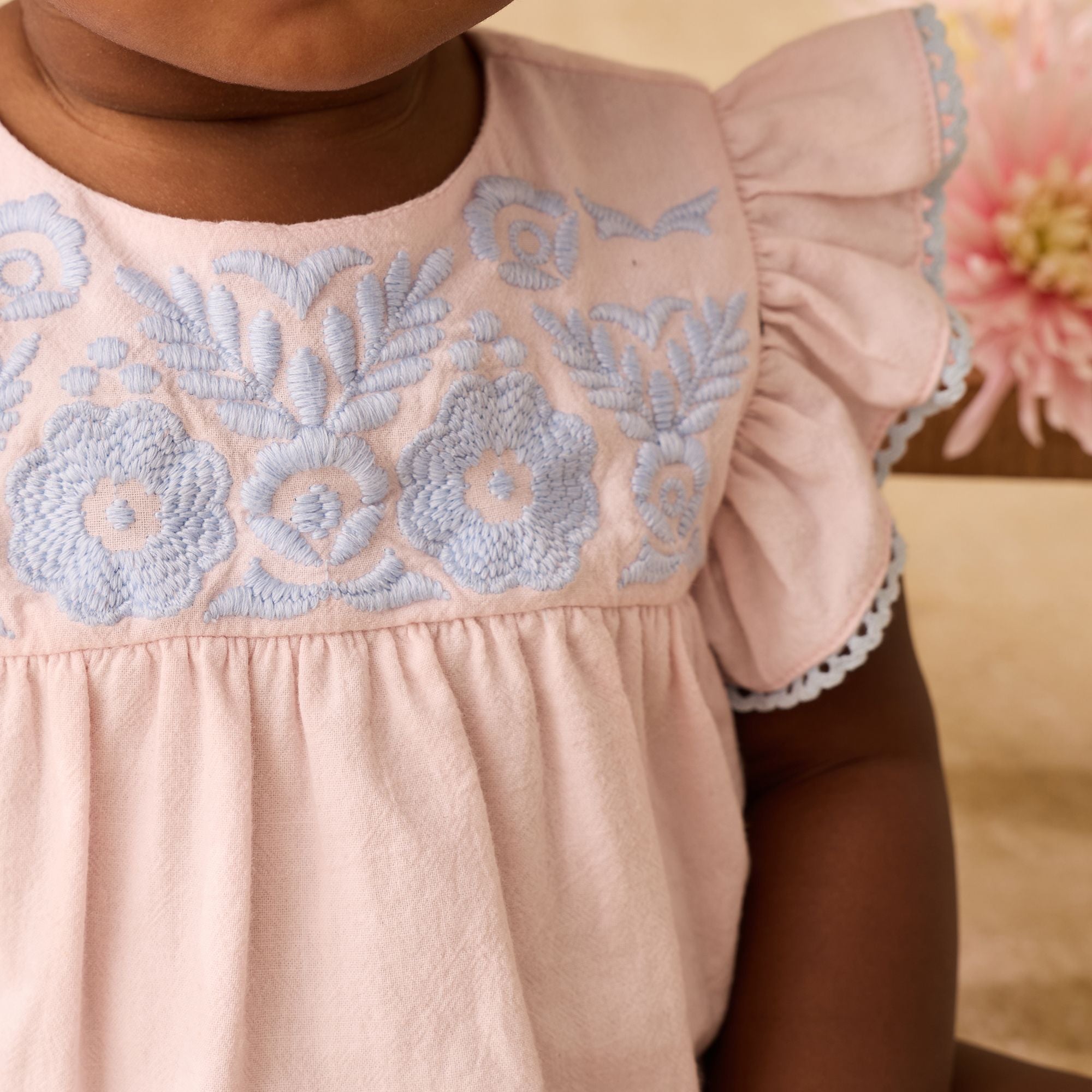 Louise Misha-Baby Girls Rompers Nusha Pink