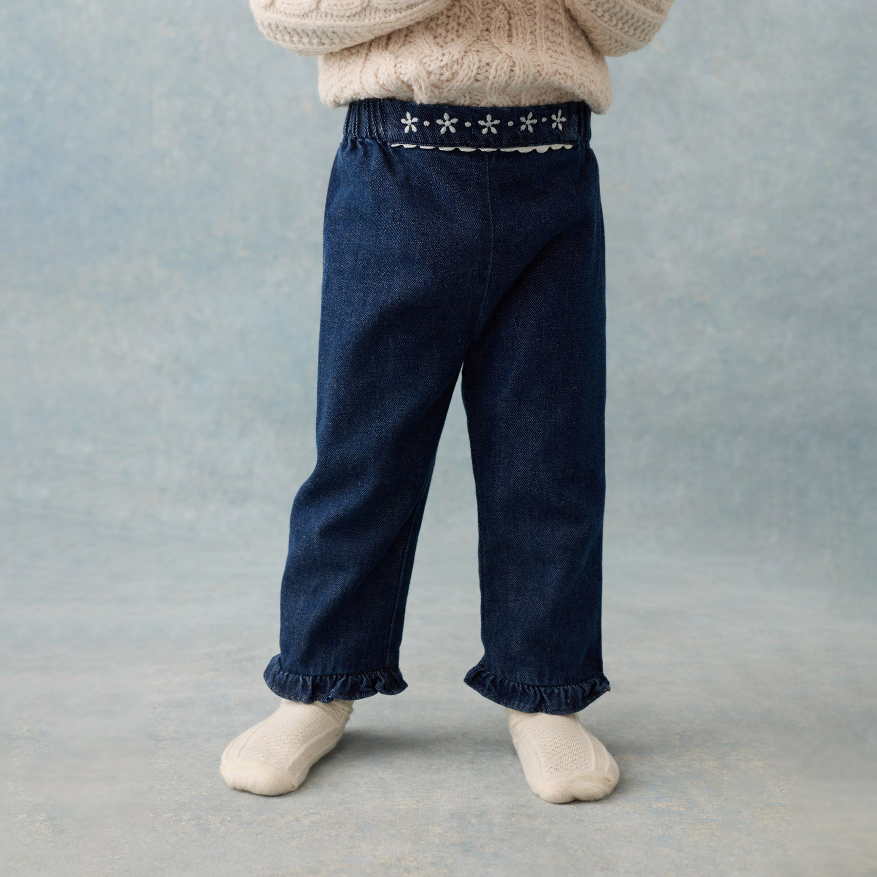 Louise Misha-Baby Girls Pants Floflo Indigo