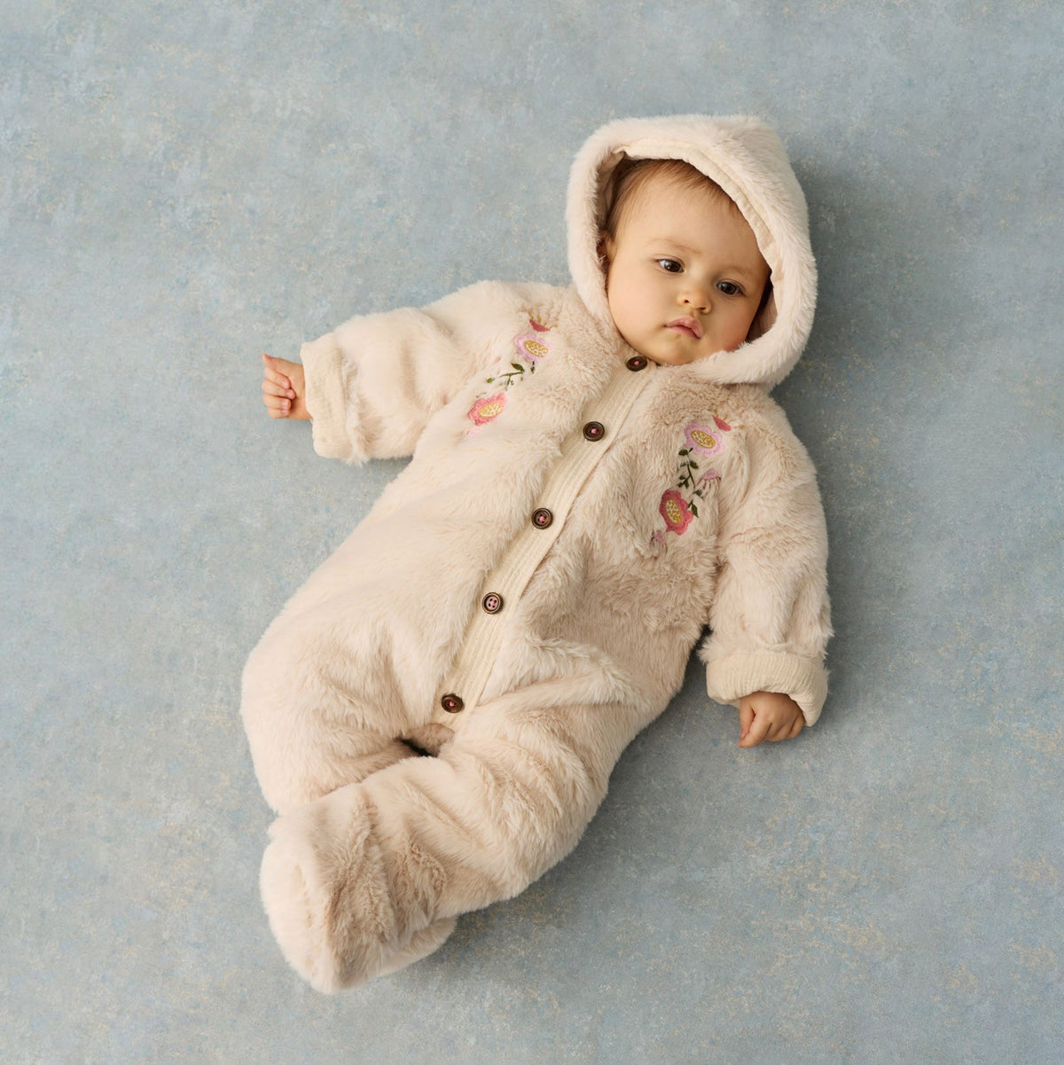 Louise Misha-Baby Girls Pilot Jumpsuits Naglaya Cream