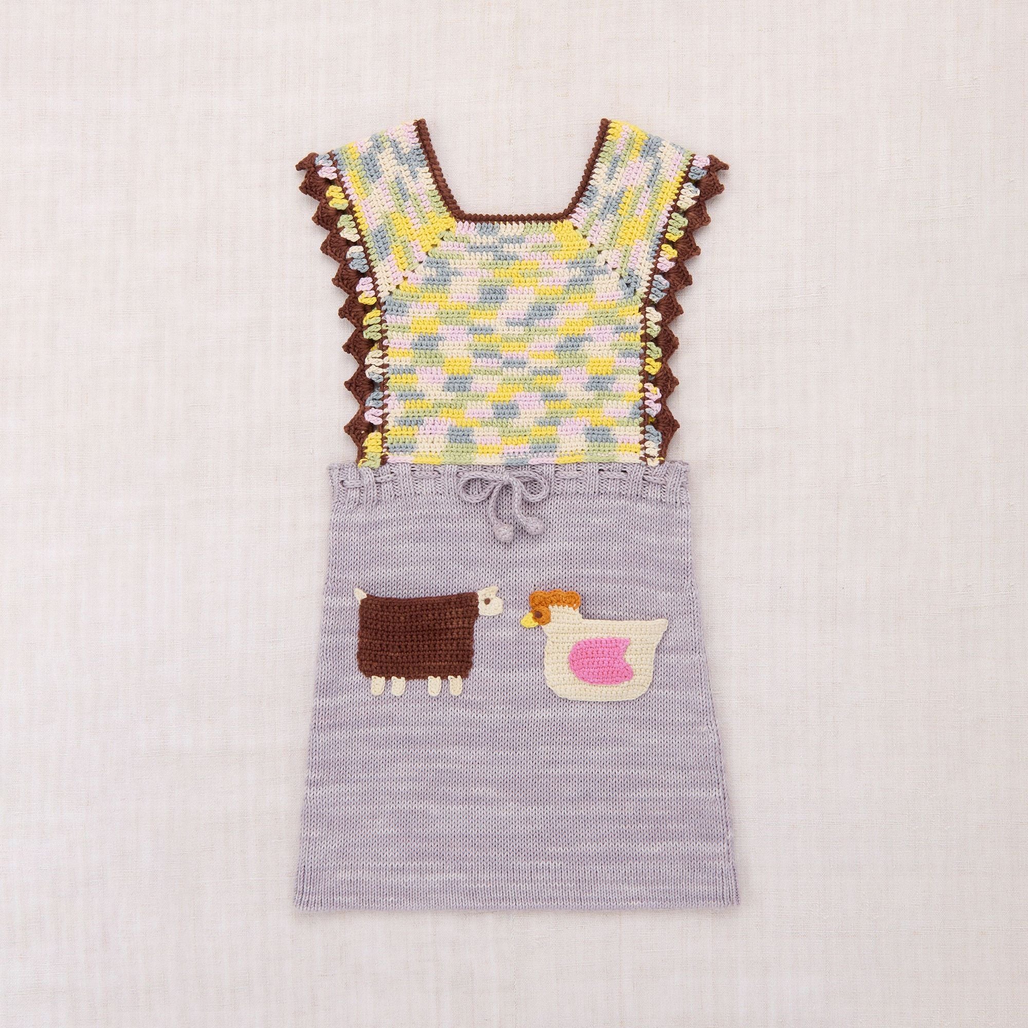 Misha & Puff-Girls Farm Topanga Pinafore Mist