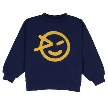 WYNKEN SWEAT-RICH NAVY/YELLO