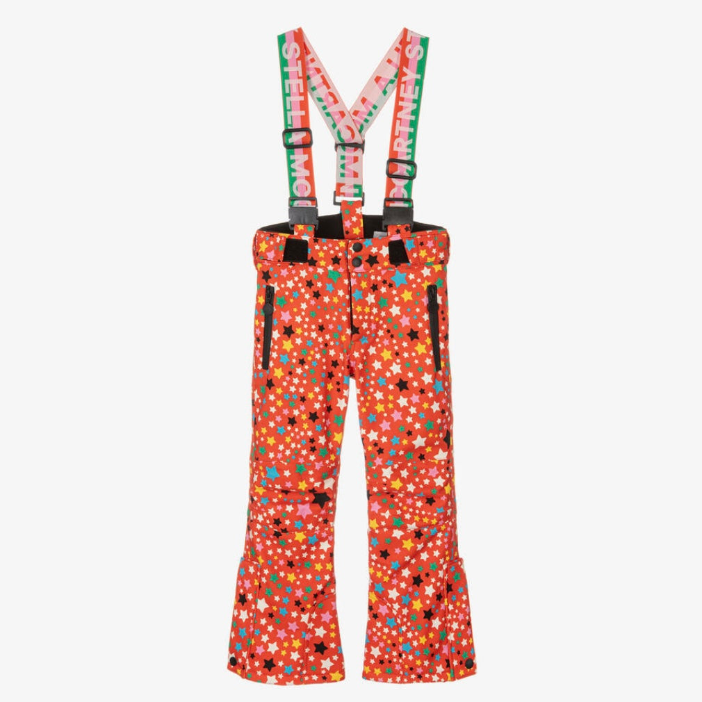 GIRL SWIRLING MULTICOLOR STARS SKI PANTS