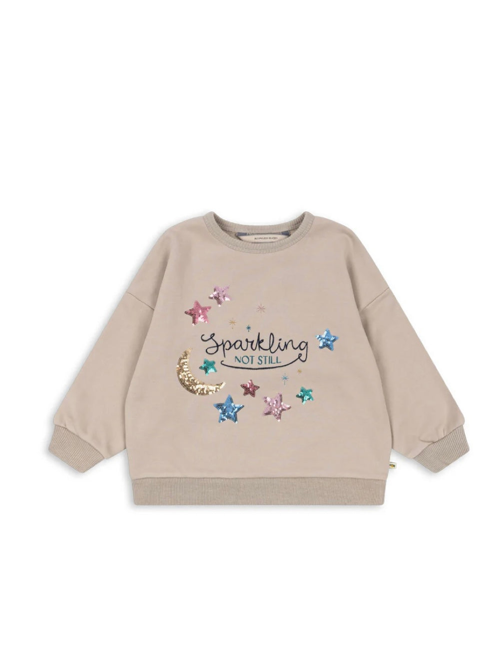 LOU SEQUIN SWEAT SHIRT OCS FRENCH OAK