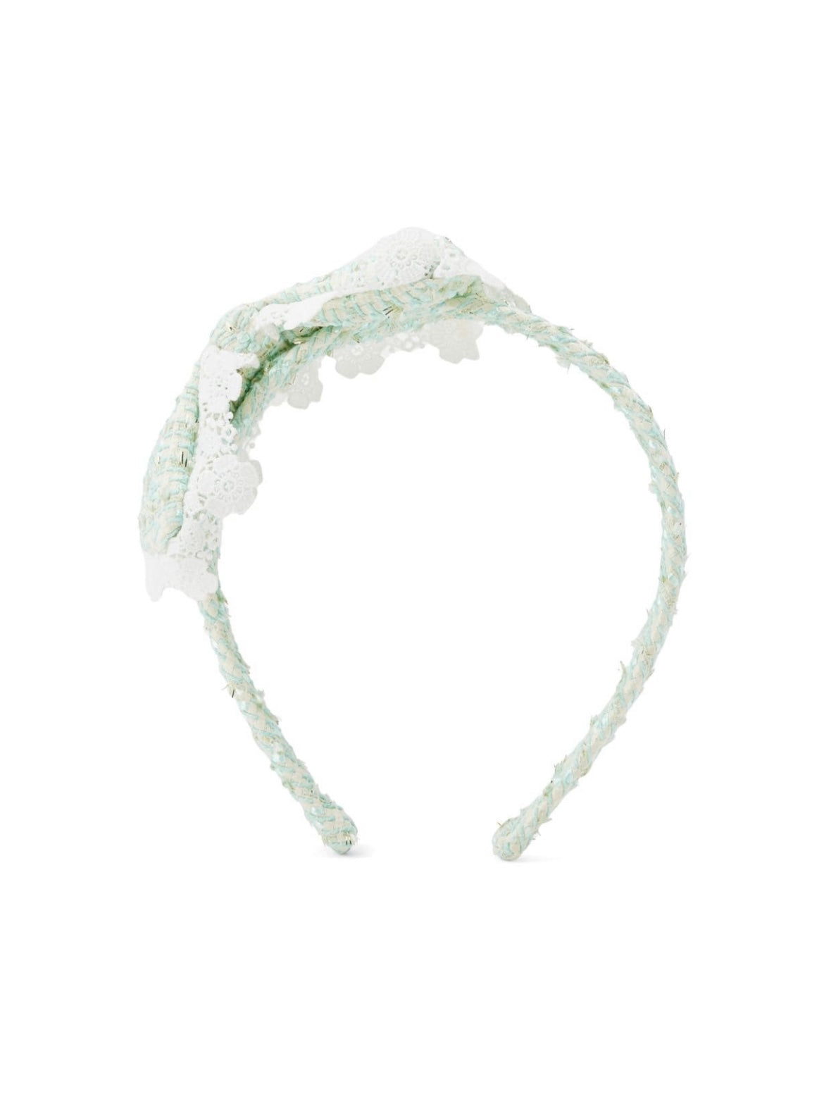 Green Boucle Bow Hairband