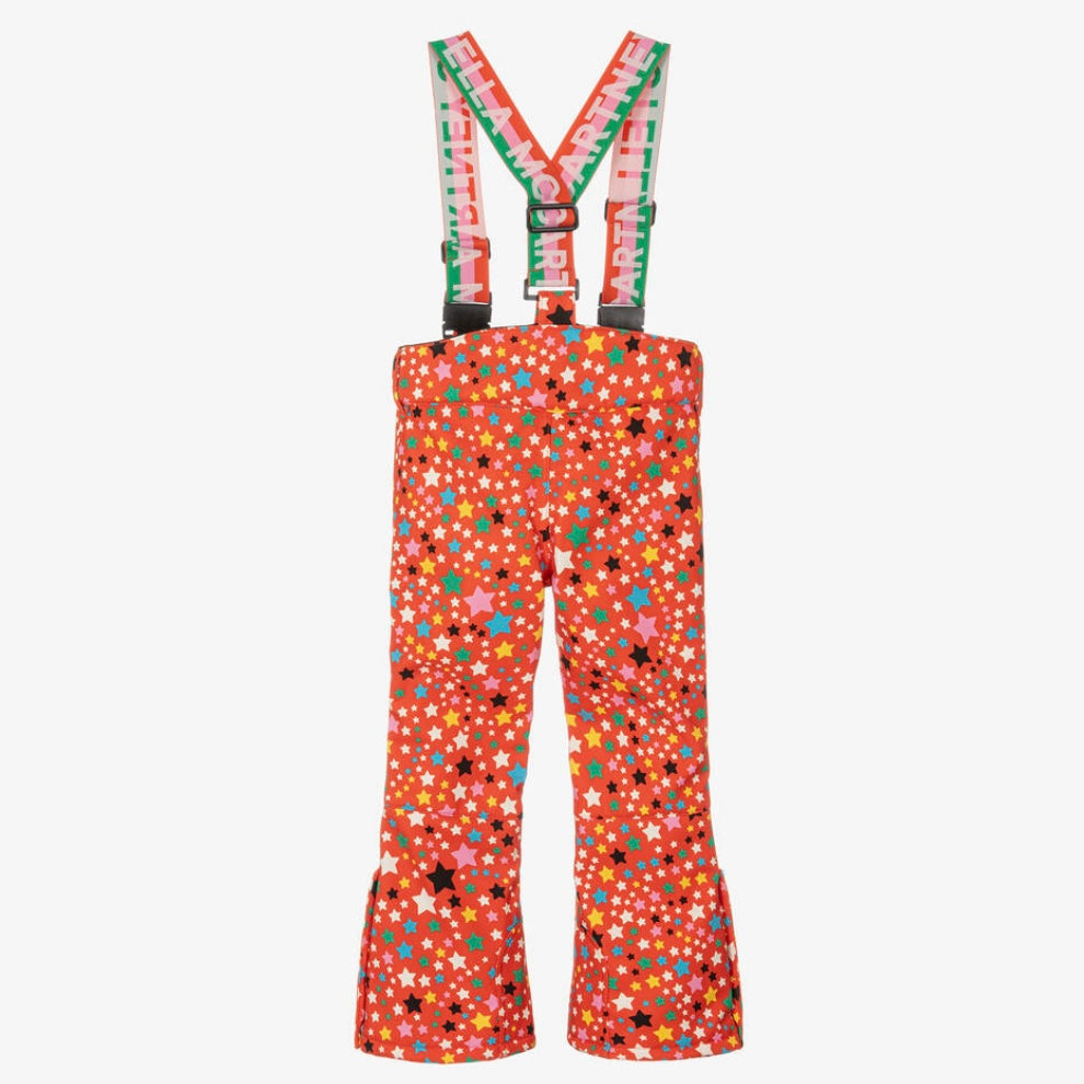 GIRL SWIRLING MULTICOLOR STARS SKI PANTS