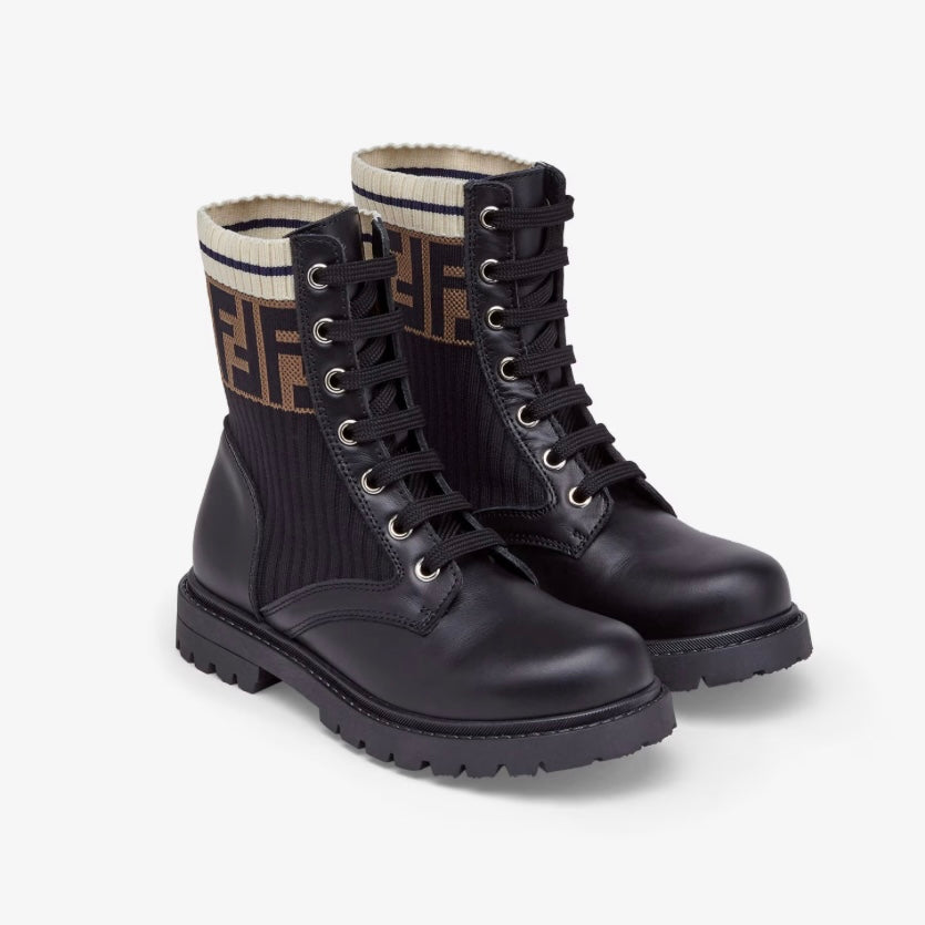 FF DETAILED LACE UP BOOTS