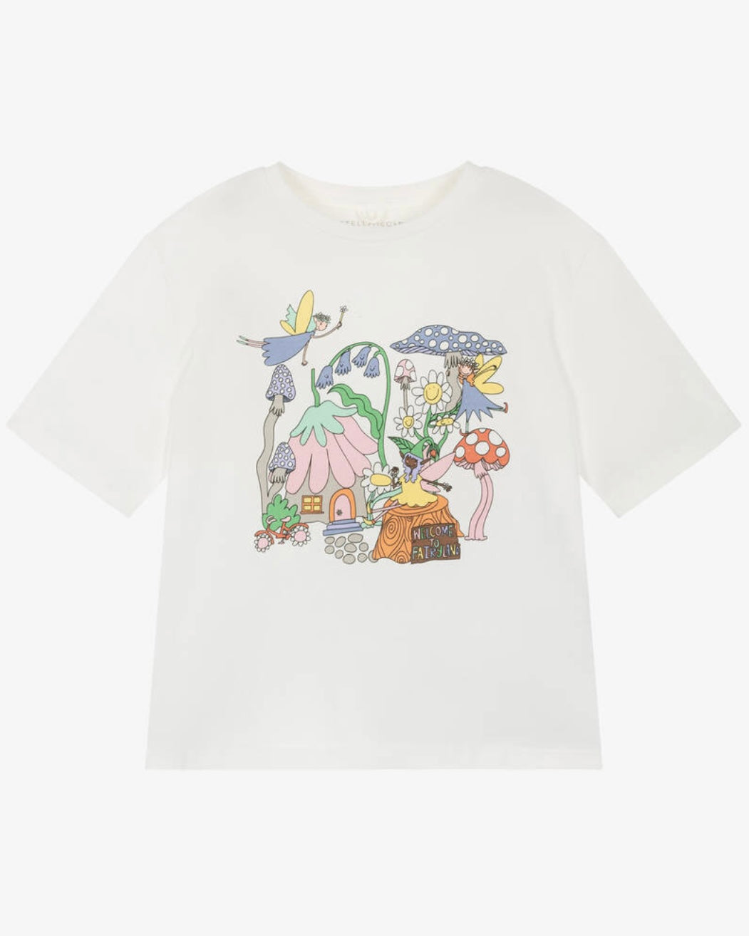 Stella Mccartney Kids-GIRL SS T-SHIRT WITH FAIRYLAND PRINT