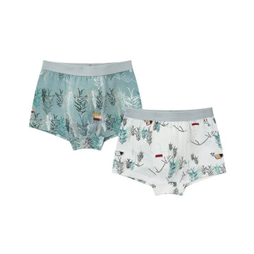 Boys Boxer Briefs Underwear (2 Pack) - Forest Fun