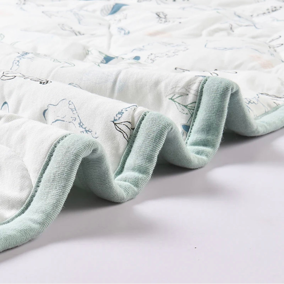 Bamboo Jersey Large Quilted Winter Blanket | 3.2 TOG-Whale