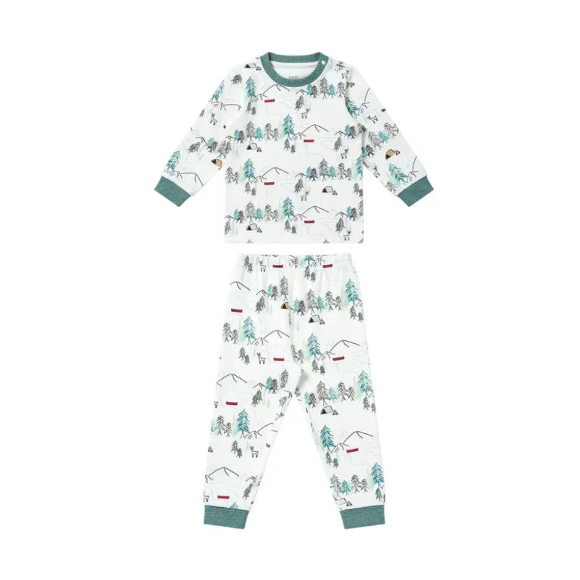 Long Sleeve Two-Piece PJ Set - Happy Trails