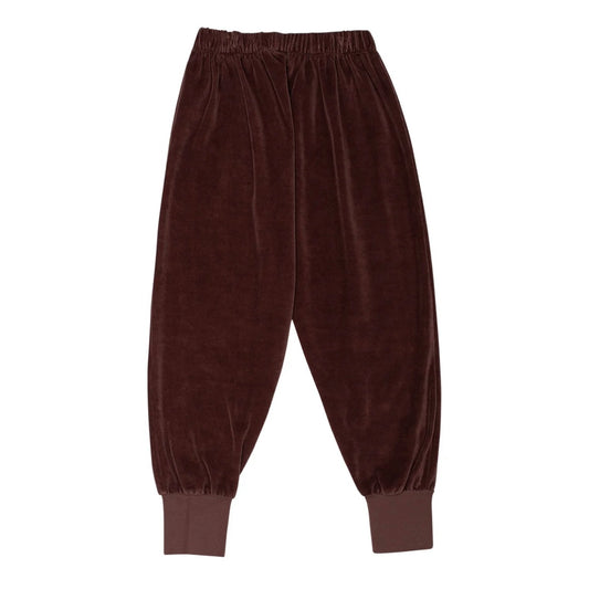 VELOUR CLOUD PANT-CHOC