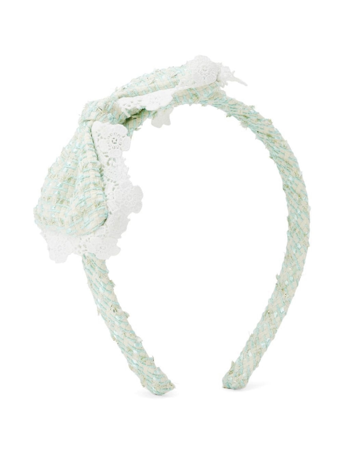 Green Boucle Bow Hairband