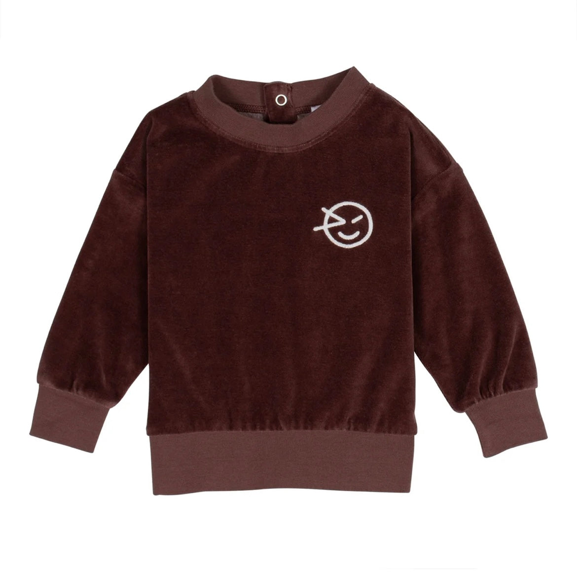 MINI VELOUR SWEAT-CHOC