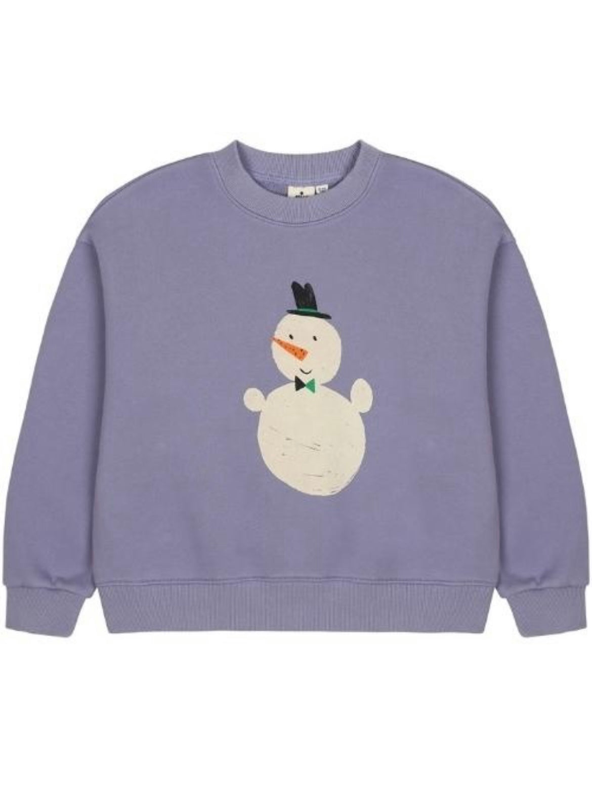 Snowman Sweatshirt-PURPLE