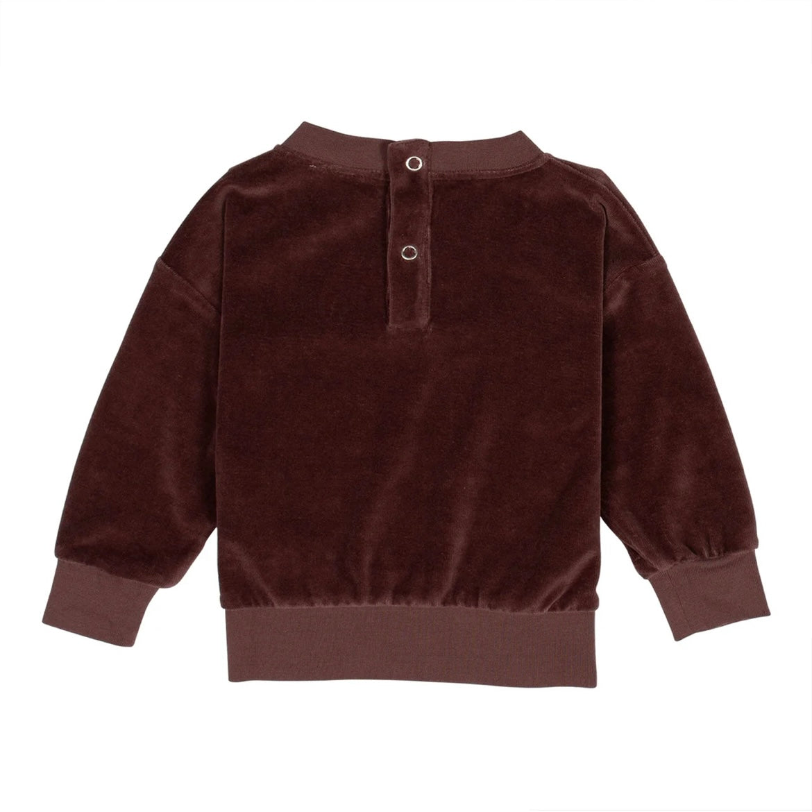 MINI VELOUR SWEAT-CHOC