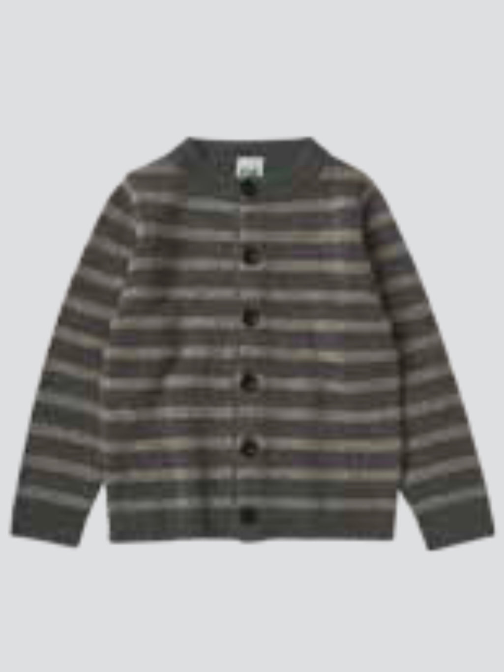 Striped Cardigan-grey melange/hazel mela