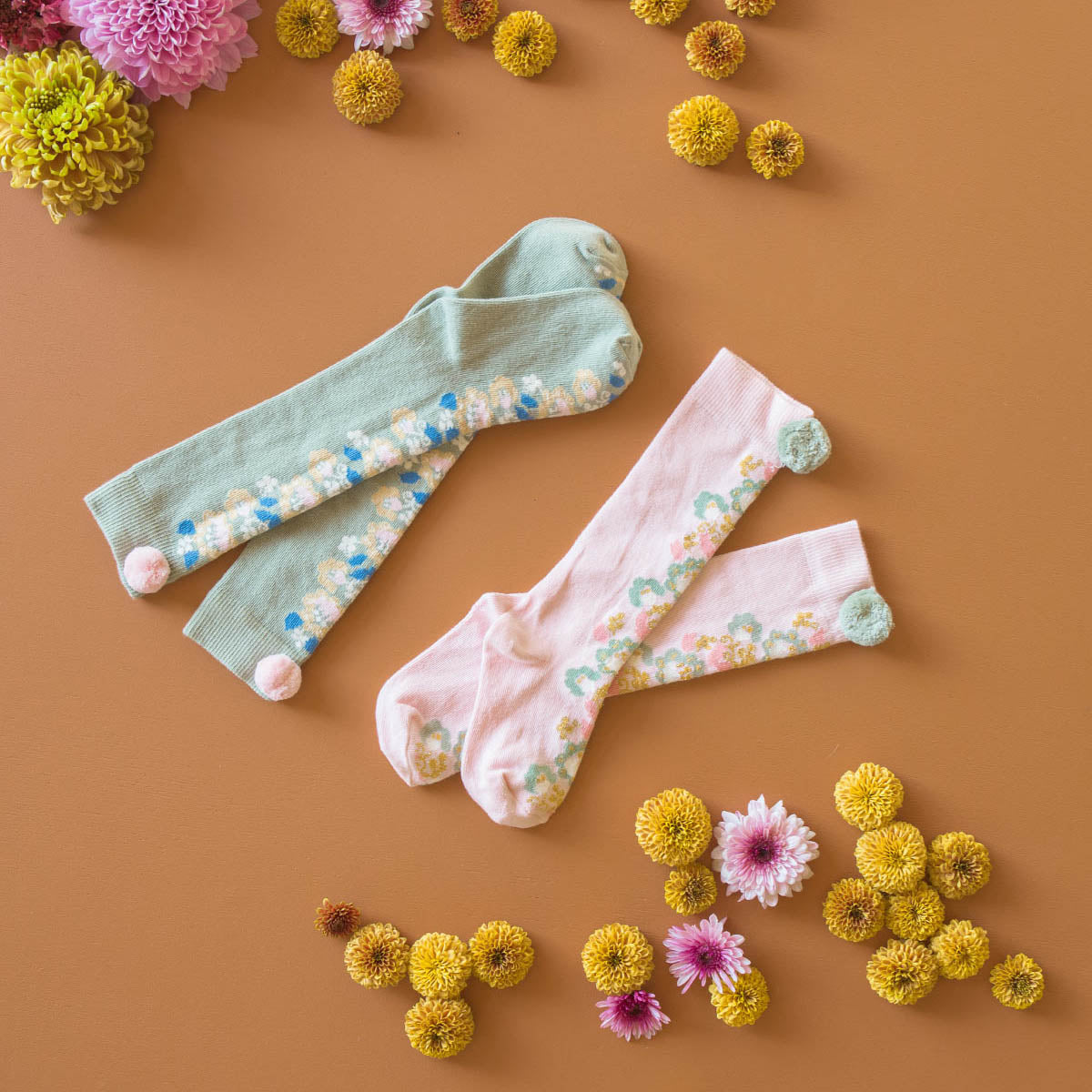 Louise Misha-Girls Blush Socks Chelie