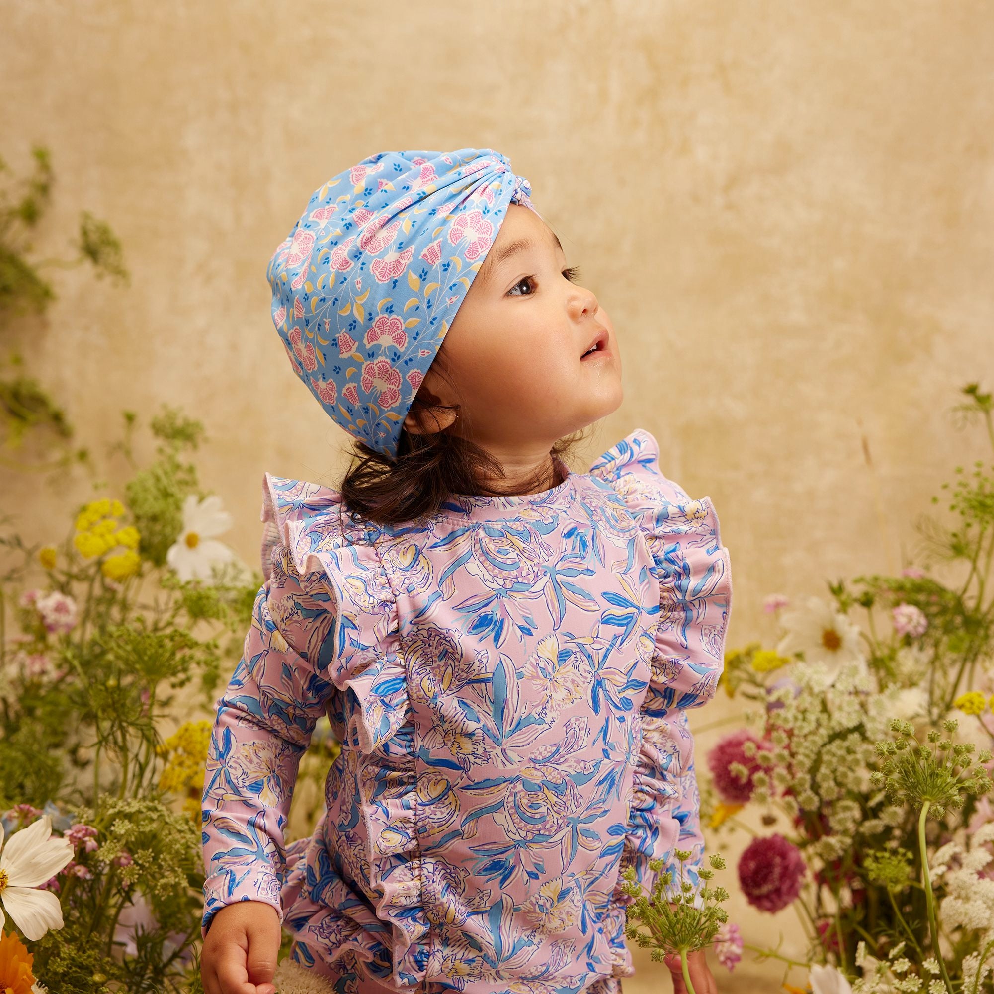 Louise Misha-Baby Girls Bathing Set Yanika Pink Lush Paradise