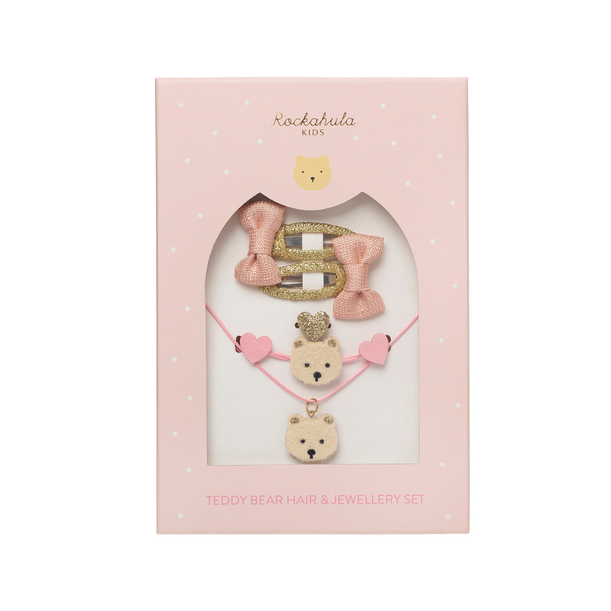 Rockahula Kids-Teddy Bear Hair & Jewellery Set