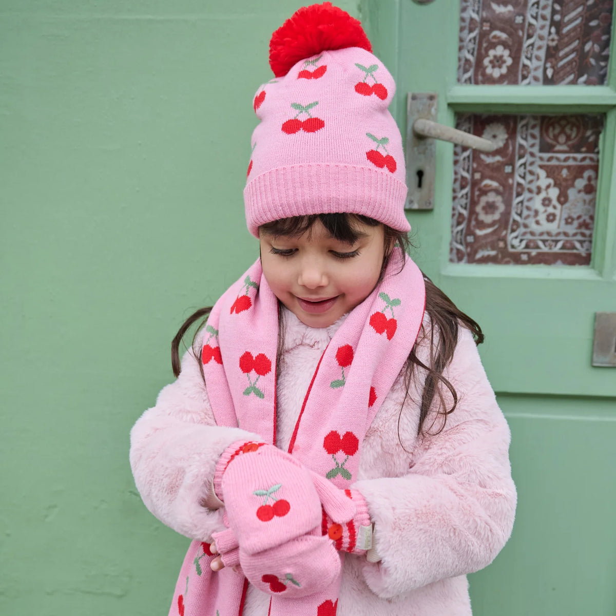 Rockahula Kids-Cheerful Cherry Knitted Hat