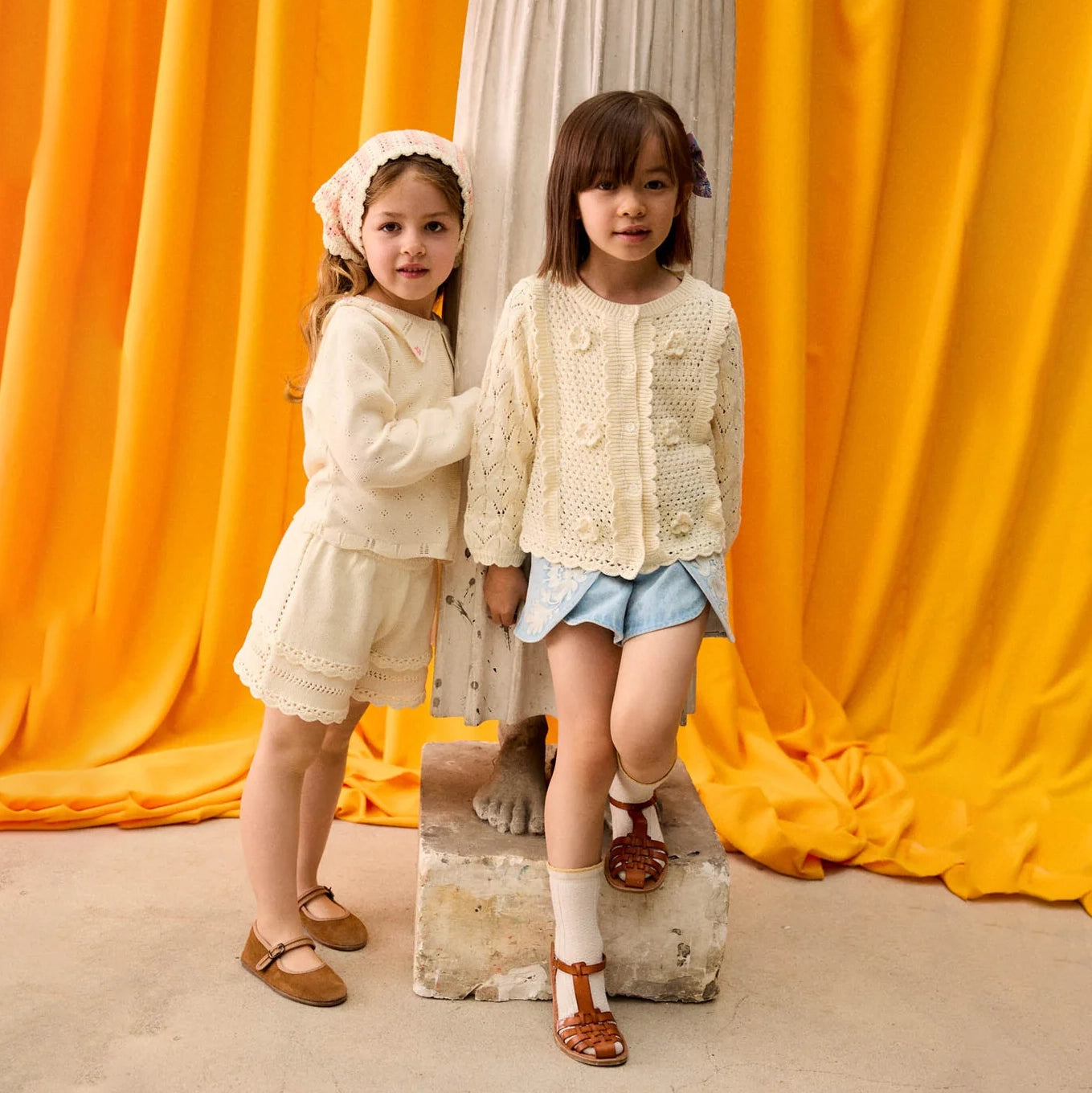 Louise Misha-Girls Shorts Asya Bleach