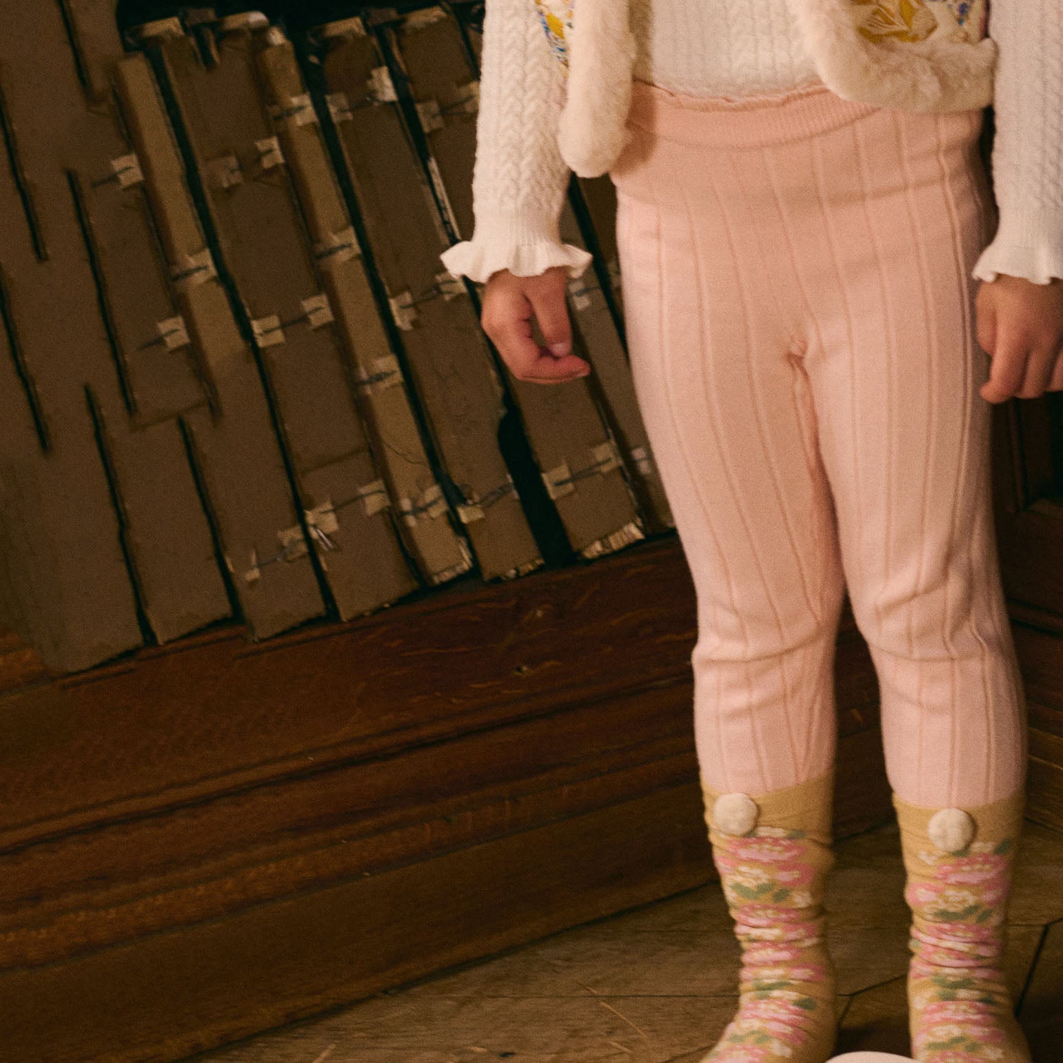Louise Misha-Girls Blush Leggings Moldavia
