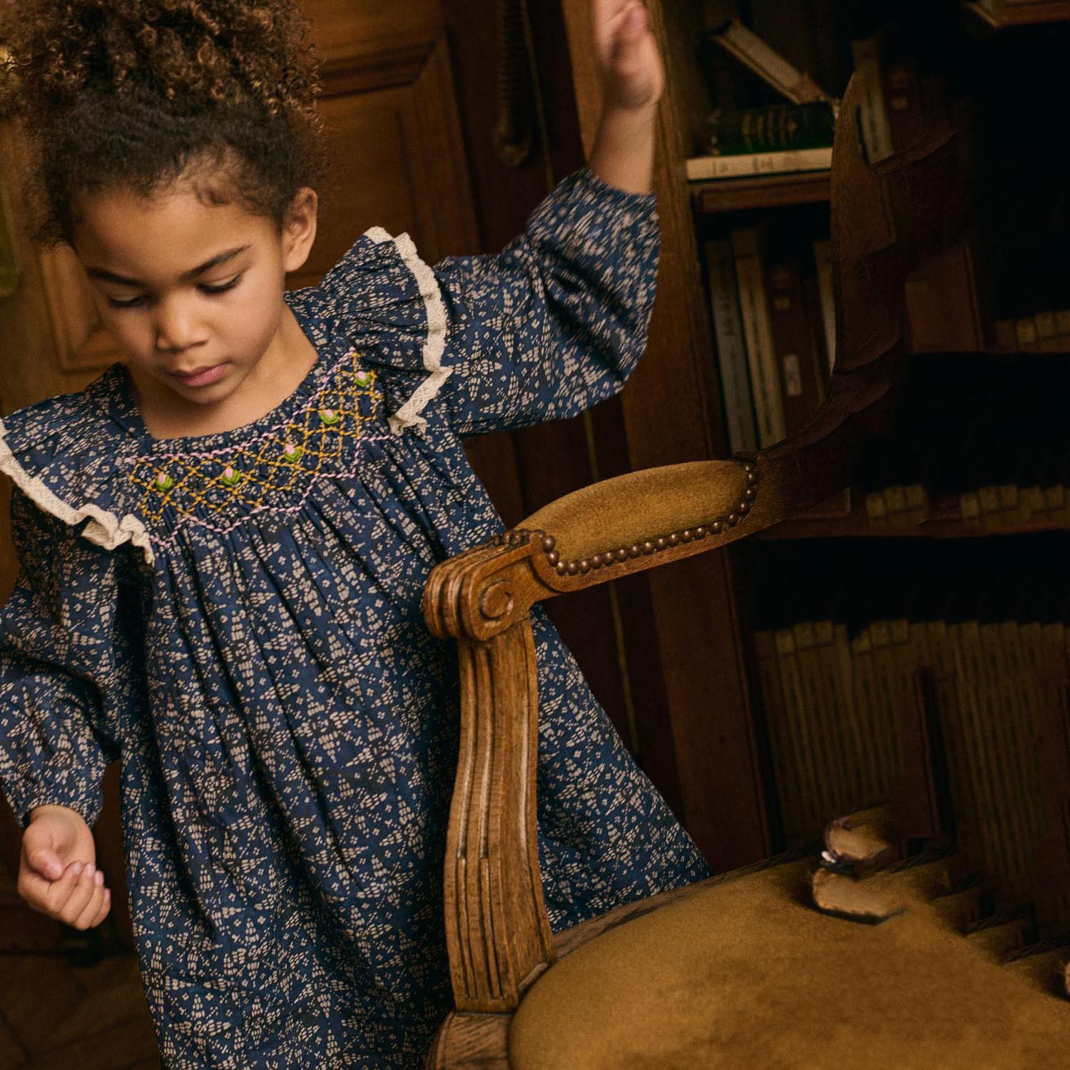 Louise Misha-Girls Small Midstarlit Sky Dress Martina