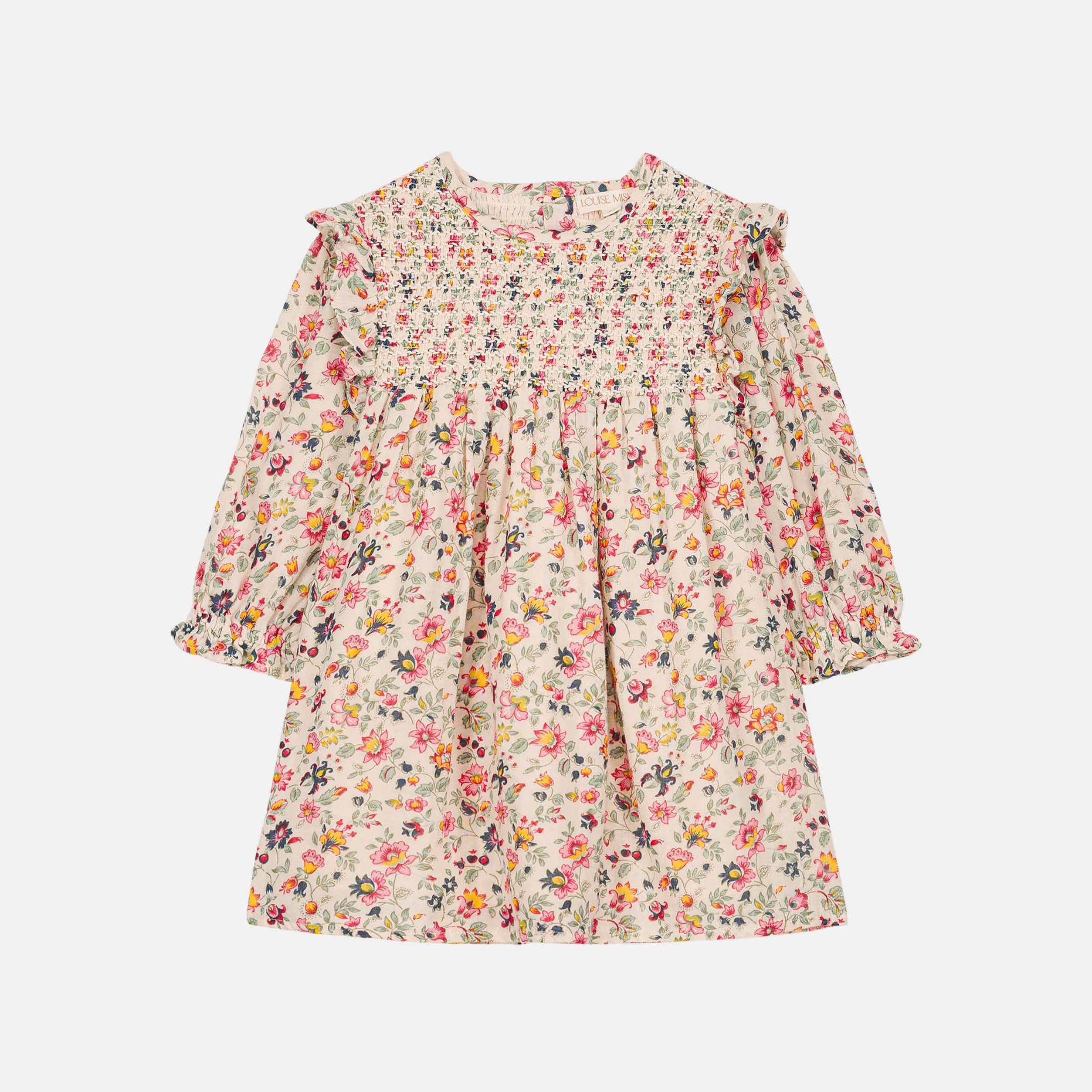 Louise Misha-Girls Cream Wild Flowers Dress Saralou