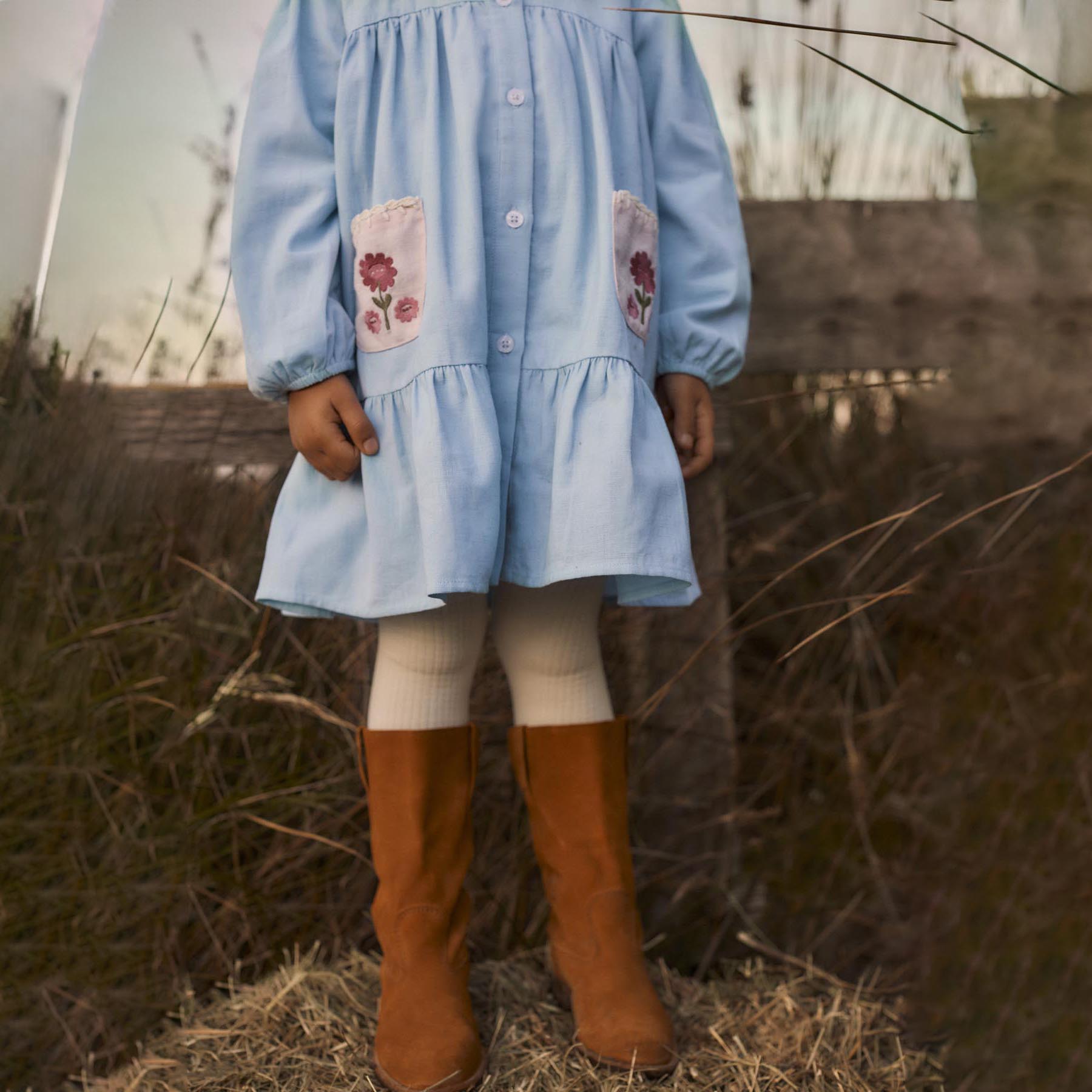 Louise Misha-Girls Dress Ysee Baby Blue