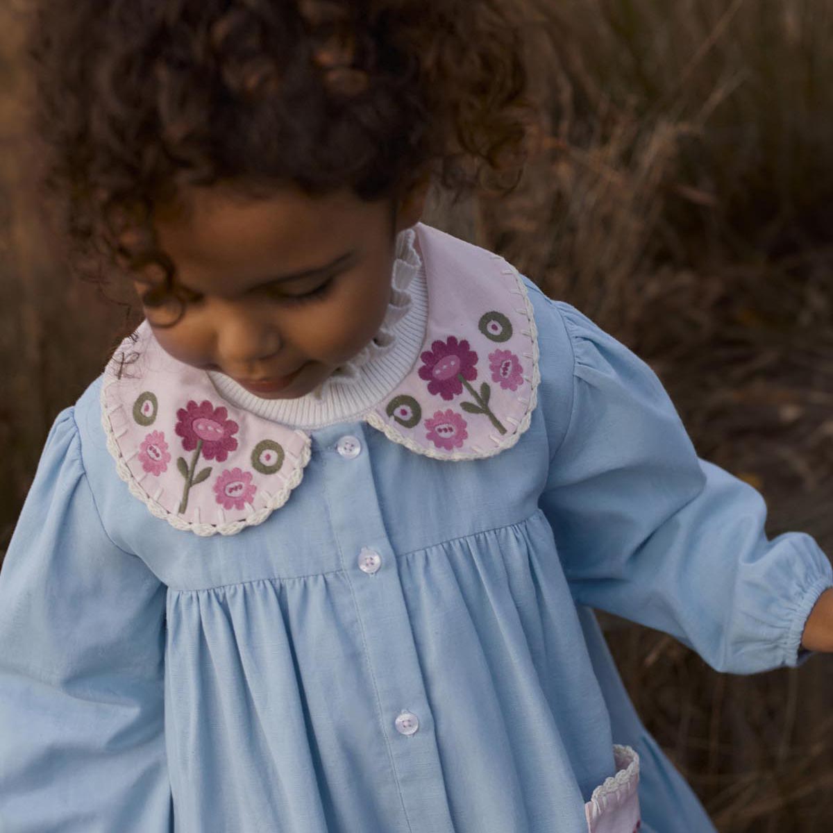 Louise Misha-Girls Dress Ysee Baby Blue