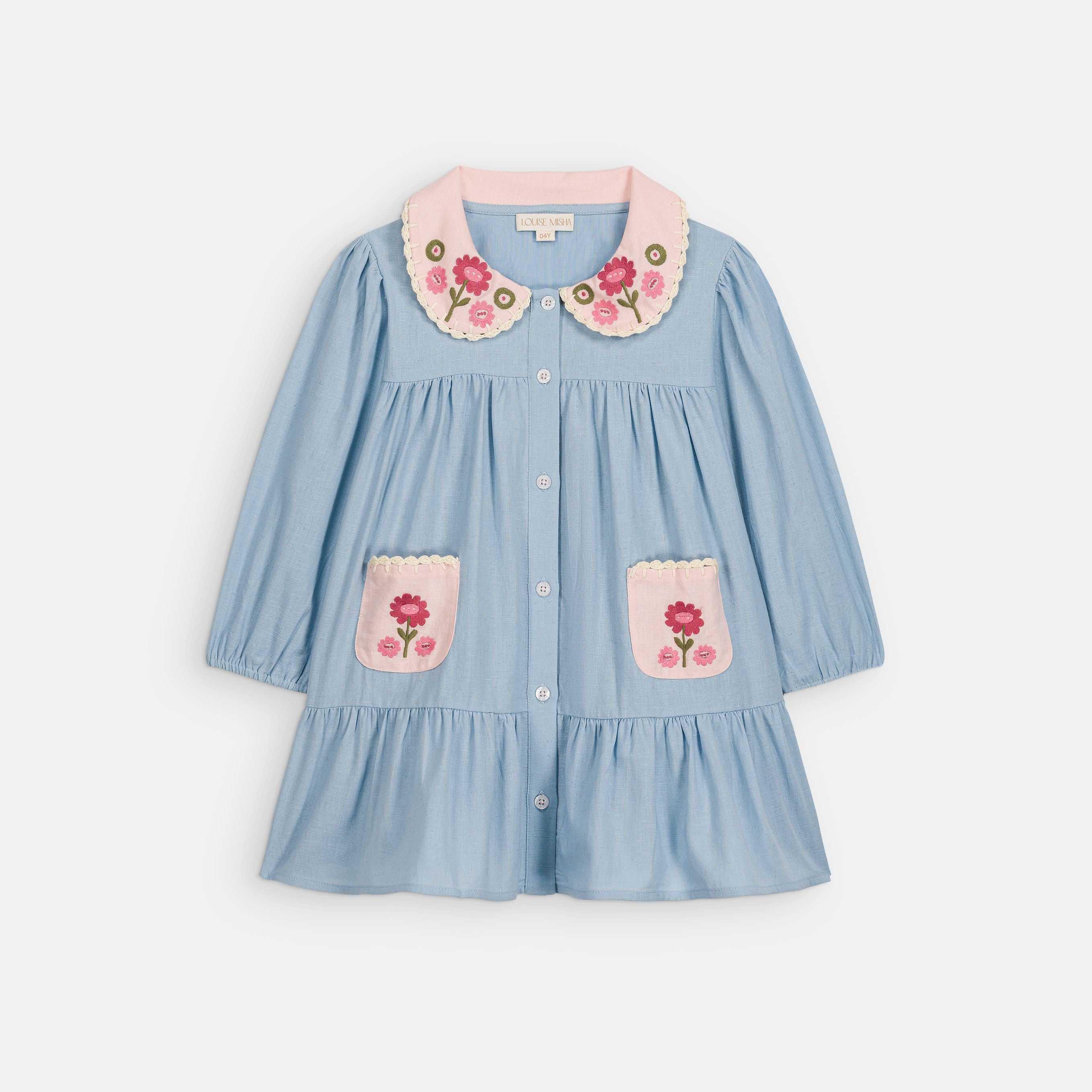 Louise Misha-Girls Dress Ysee Baby Blue