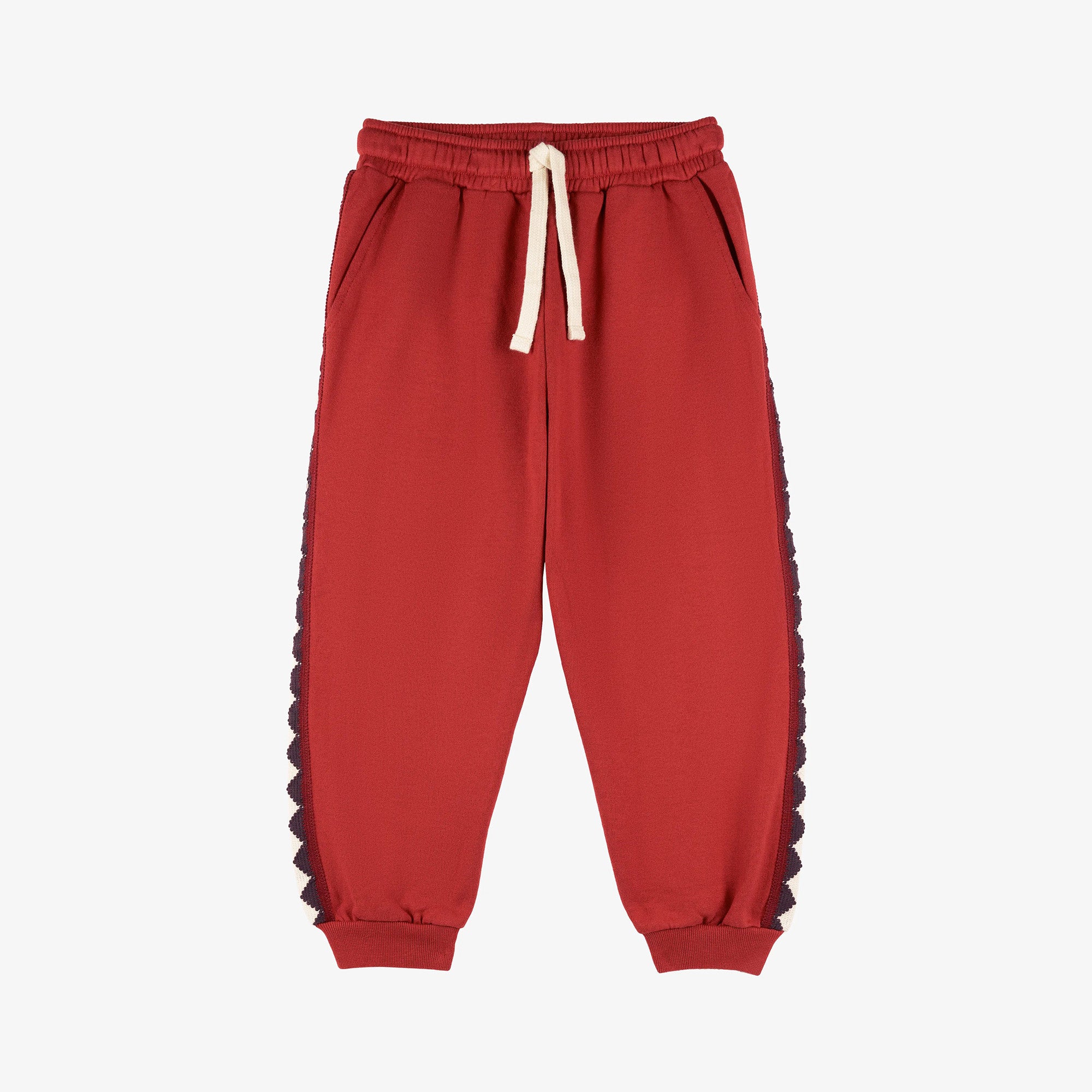 Morning Mess Therapy-Gio Sweatpants Relaxed Fit Deep Red