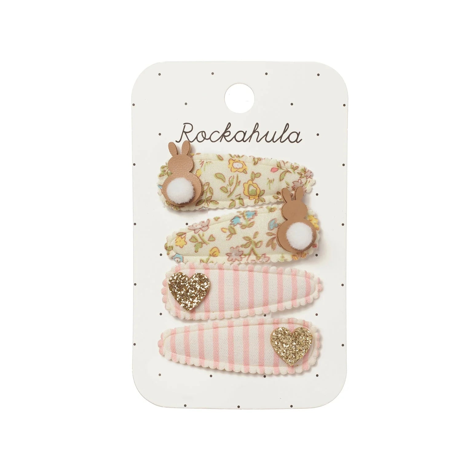 Rockahula Kids-Petal Bunny Fabric Clip Set