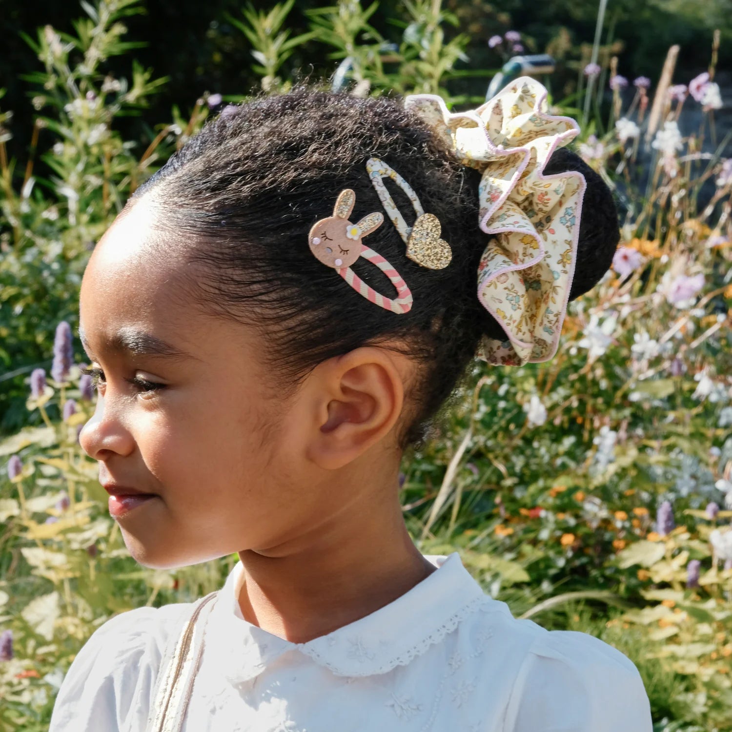 Rockahula Kids-Petal Double Ruffle Scrunchie
