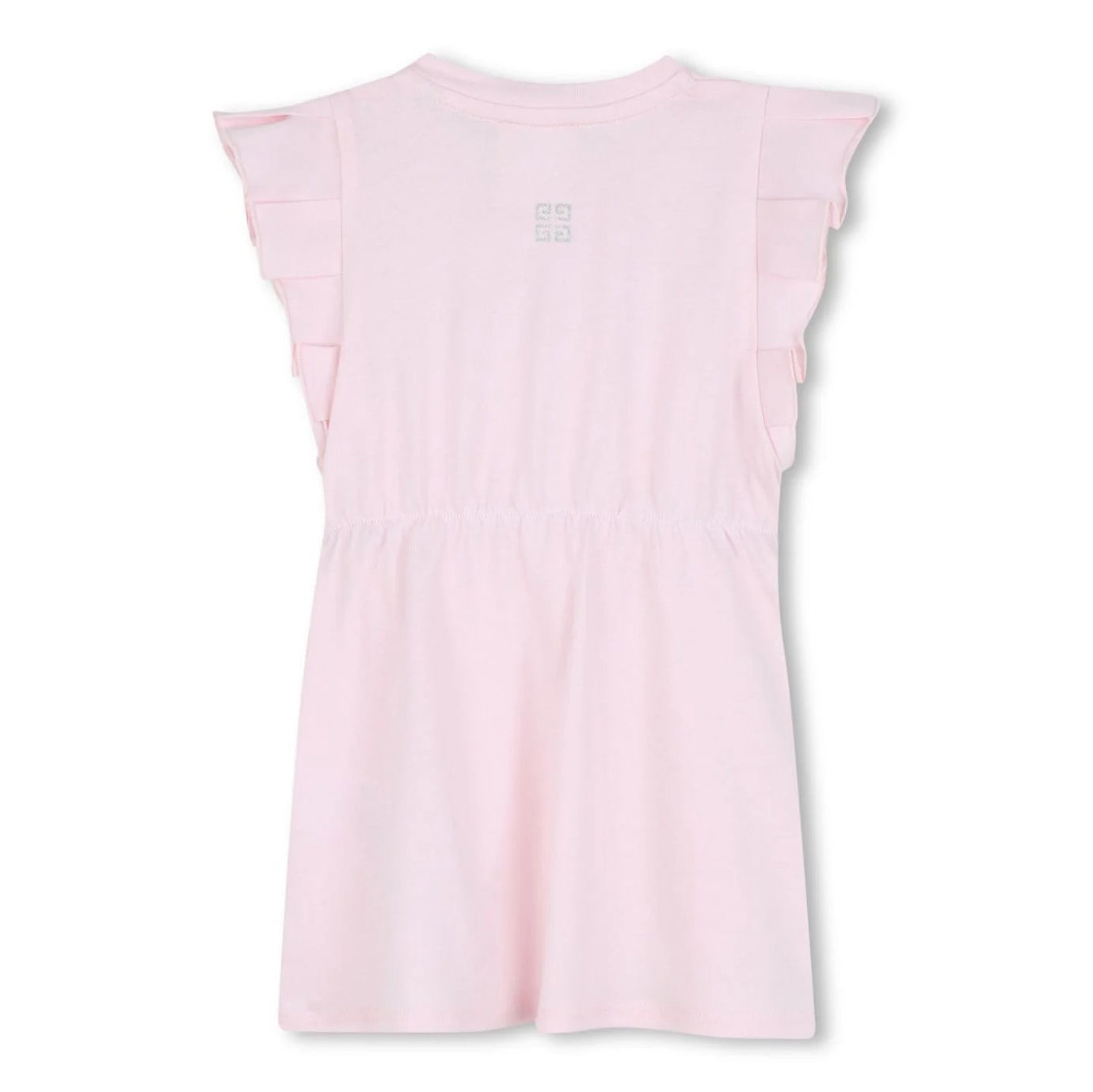 Givenchy-BABY GIRLS DRESS WITH RUFFLE DETAIL TEXT LOGO