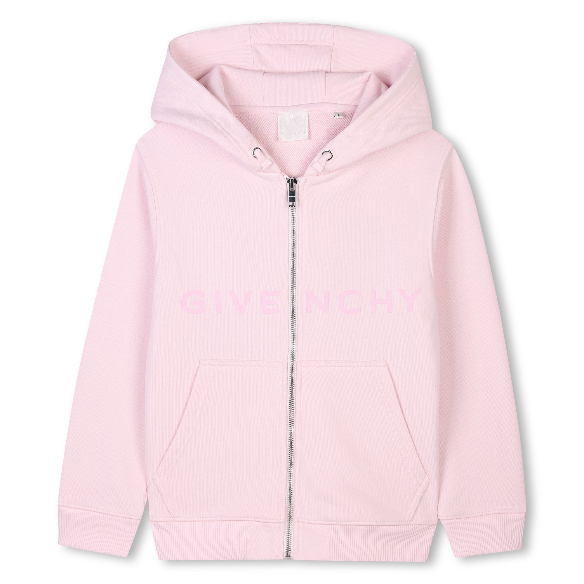 Givenchy-GIRLS HOODED CARDIGAN FRONT AND BACK LOGO