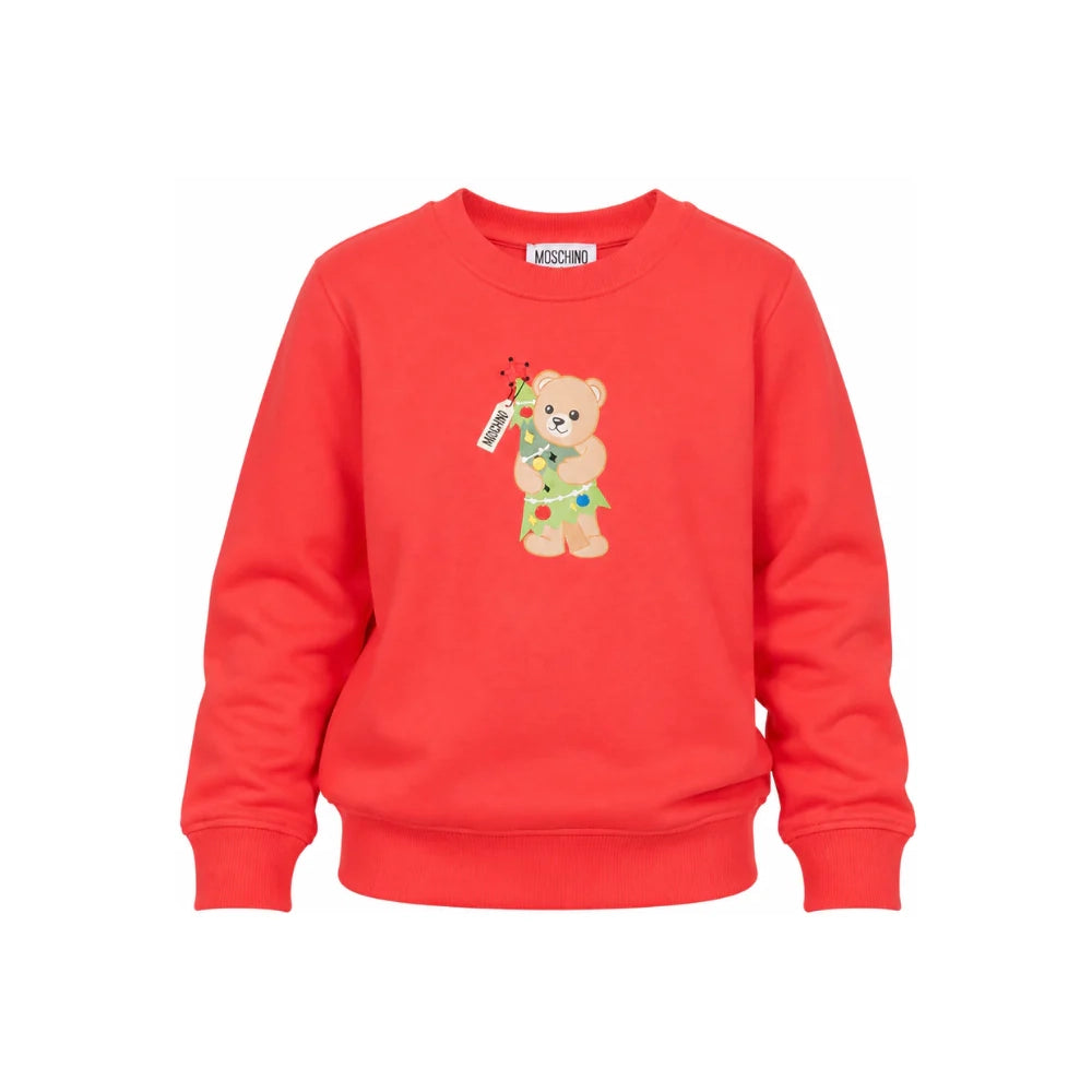 Moschino-Kids Sweatshirt Poppy Red