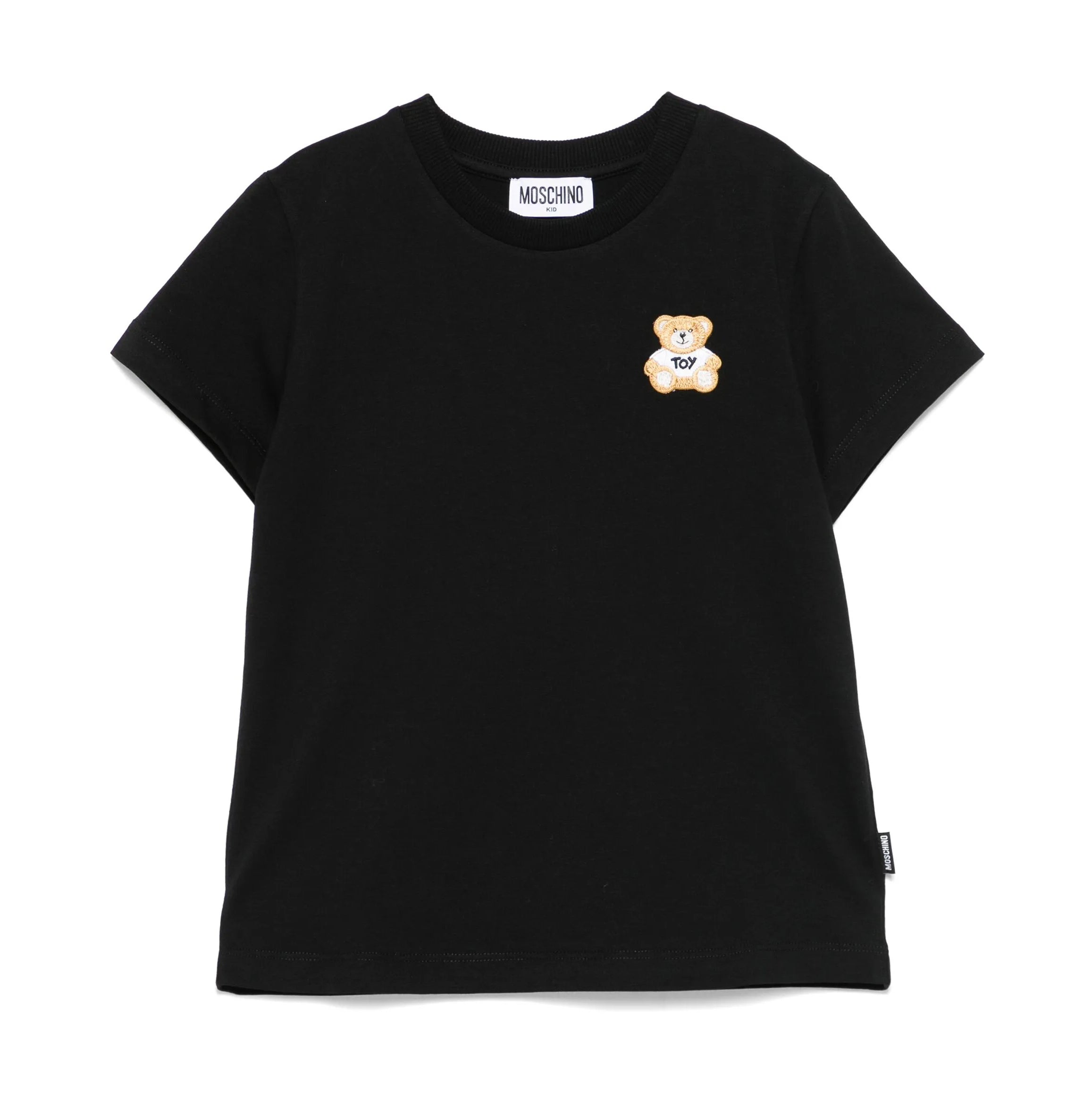 Moschino-SS TEE W NEW BEAR PATCH