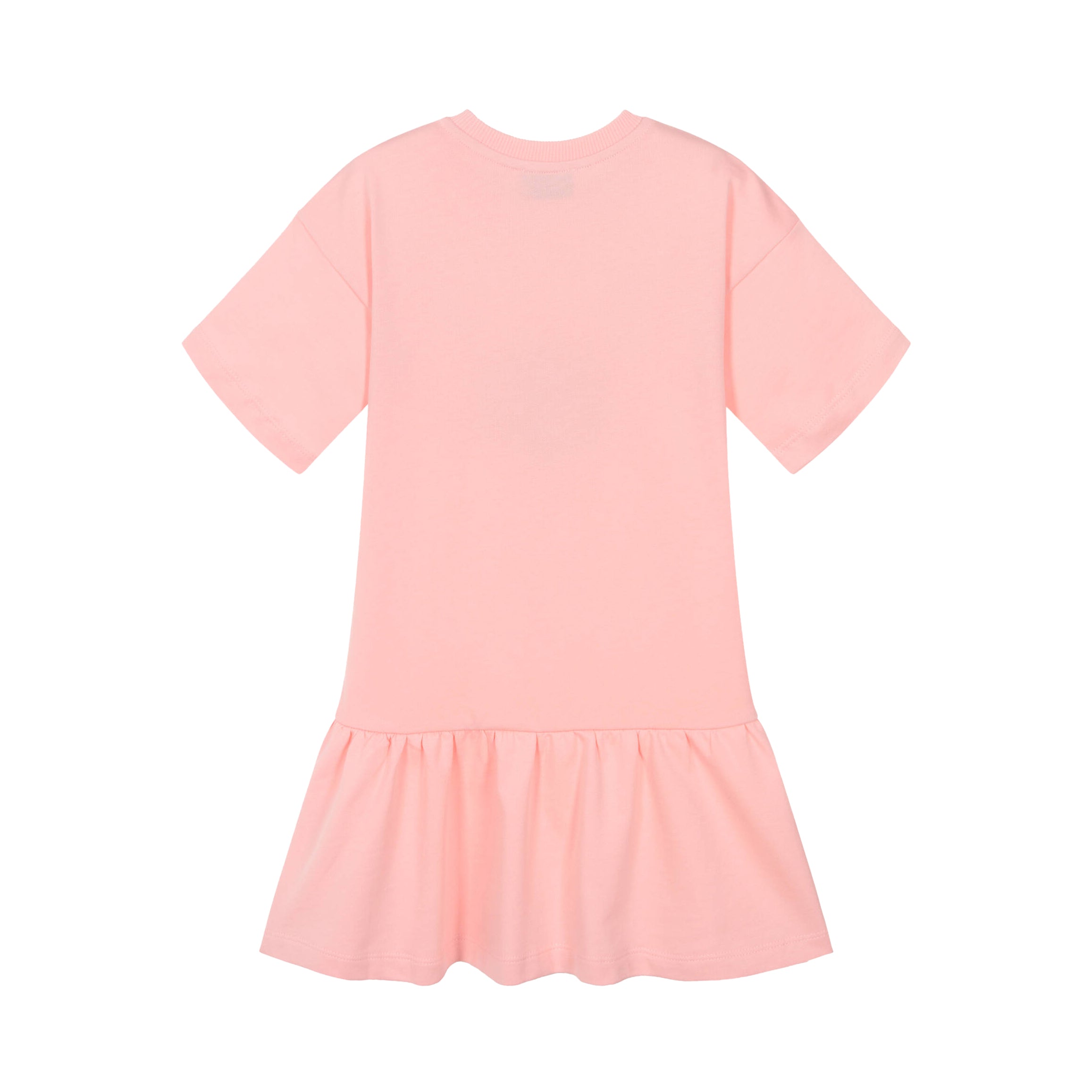 Moschino-Girls Teddy Bear Logo Dress Sugar Rose