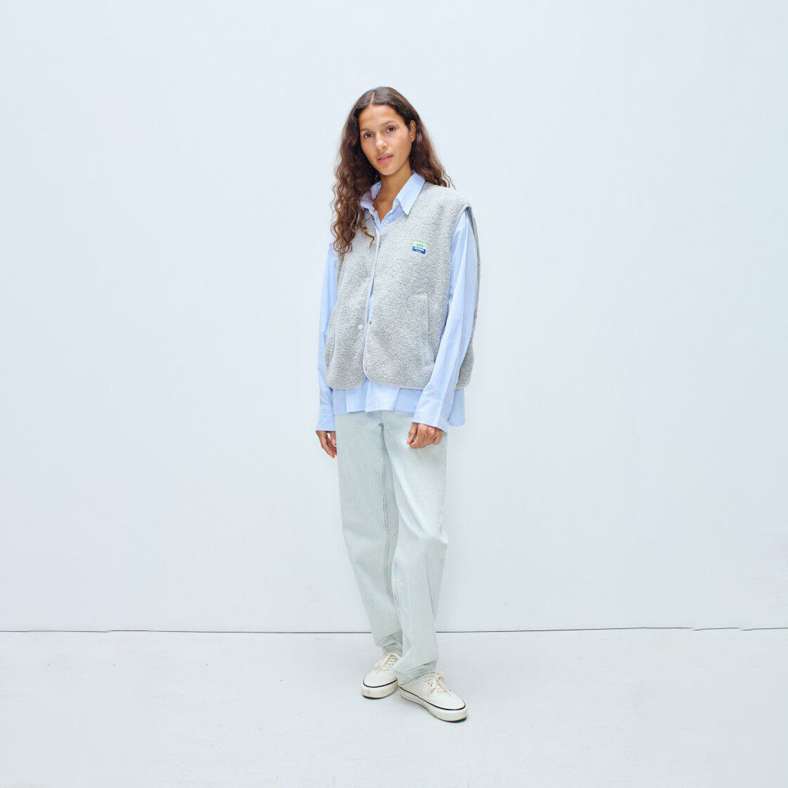 American Vintage-Women Veste Courte SM Hoktown Polaire Chine